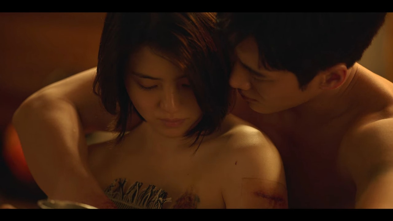 韓韶禧大爆《以吾之名》中的床戲是拍到一半才知道。(Netflix截圖) 韓韶禧大爆《以吾之名》中的床戲是拍到一半才知道。(Netflix截圖)