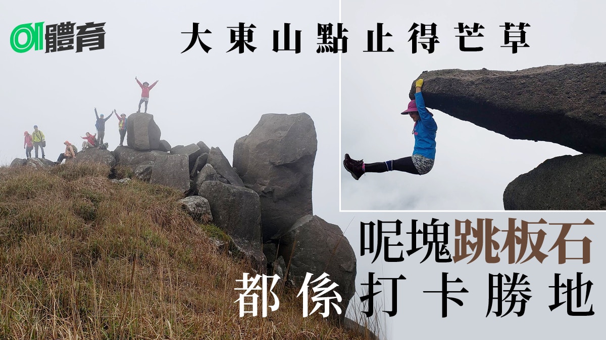 大東山行山路線 芒草以外必到跳板石再登蓮花山經婆髻坳回東涌
