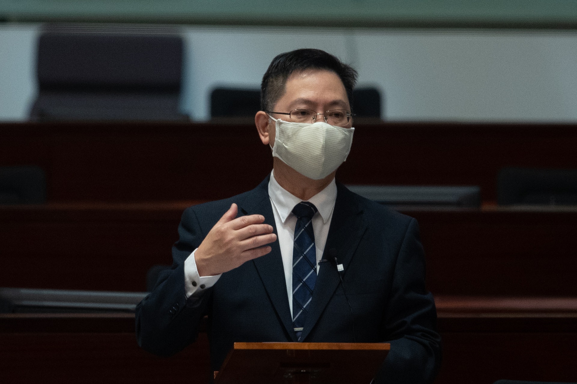 薛永恒表示,本港每年有約9800名STEM畢業生壯大創科人才庫,但他們是否加入、是否適合新職場需要,必須與時並進。(廖雁雄攝) 薛永恒表示,本港每年有約9800名STEM畢業生壯大創科人才庫,但他們是否加入、是否適合新職場需要,必須與時並進。(廖雁雄攝)