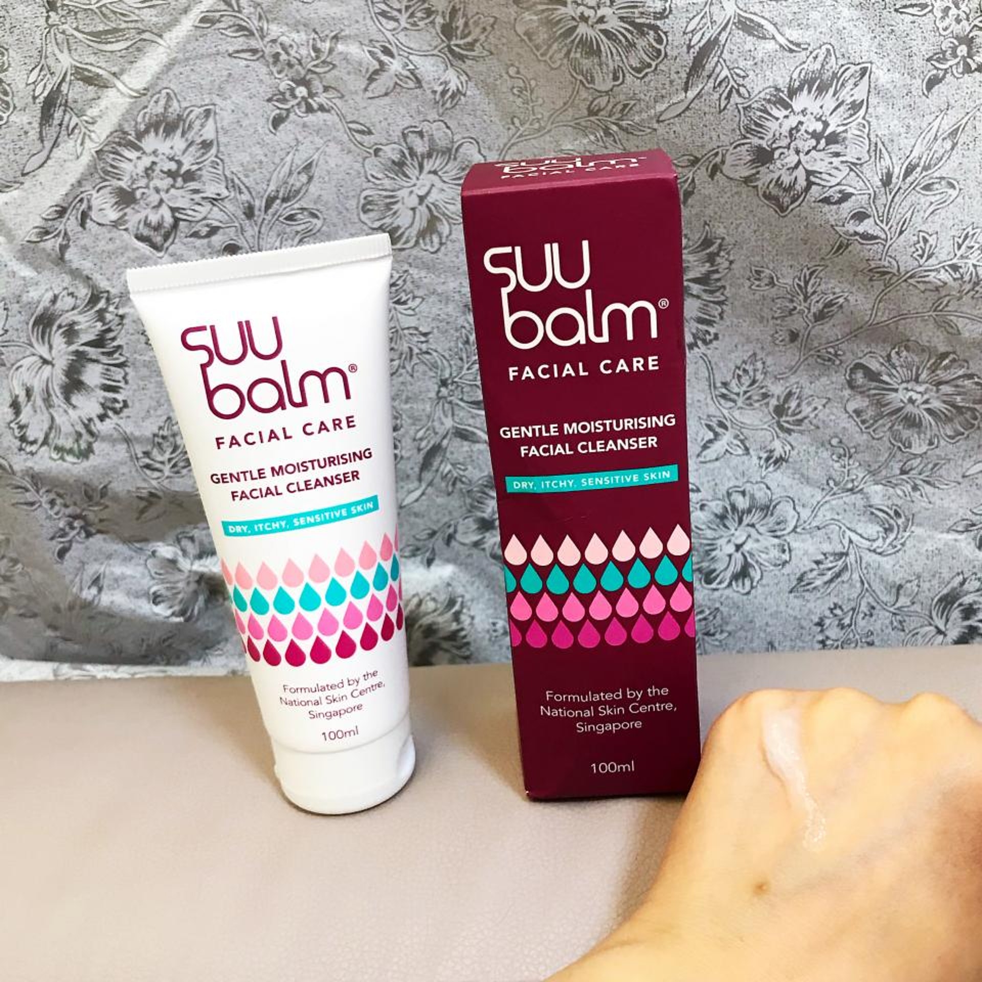 Suu Balm 速效舒敏保濕潔面乳不含香料，具止癢、保濕的功效。(圖片: UBlog)
