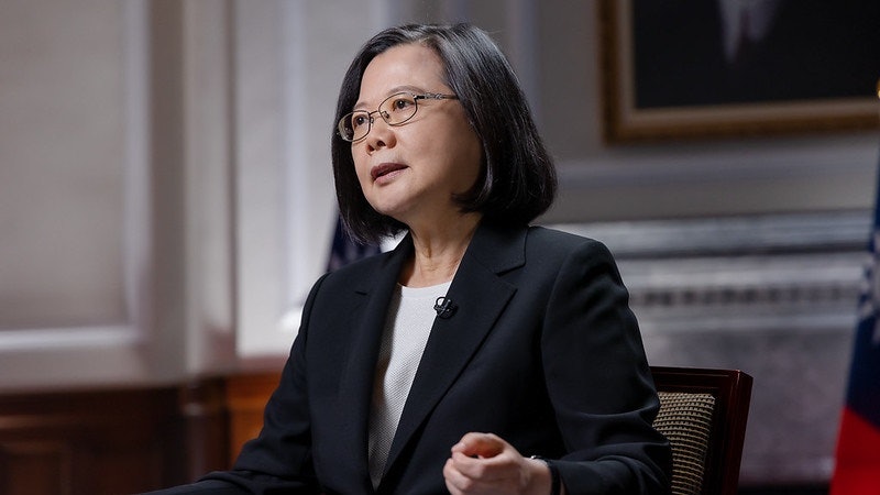 接受CNN專訪提及美軍駐台協訓 蔡英文:台灣必竭盡全力捍衛自己 接受CNN專訪提及美軍駐台協訓 蔡英文:台灣必竭盡全力捍衛自己