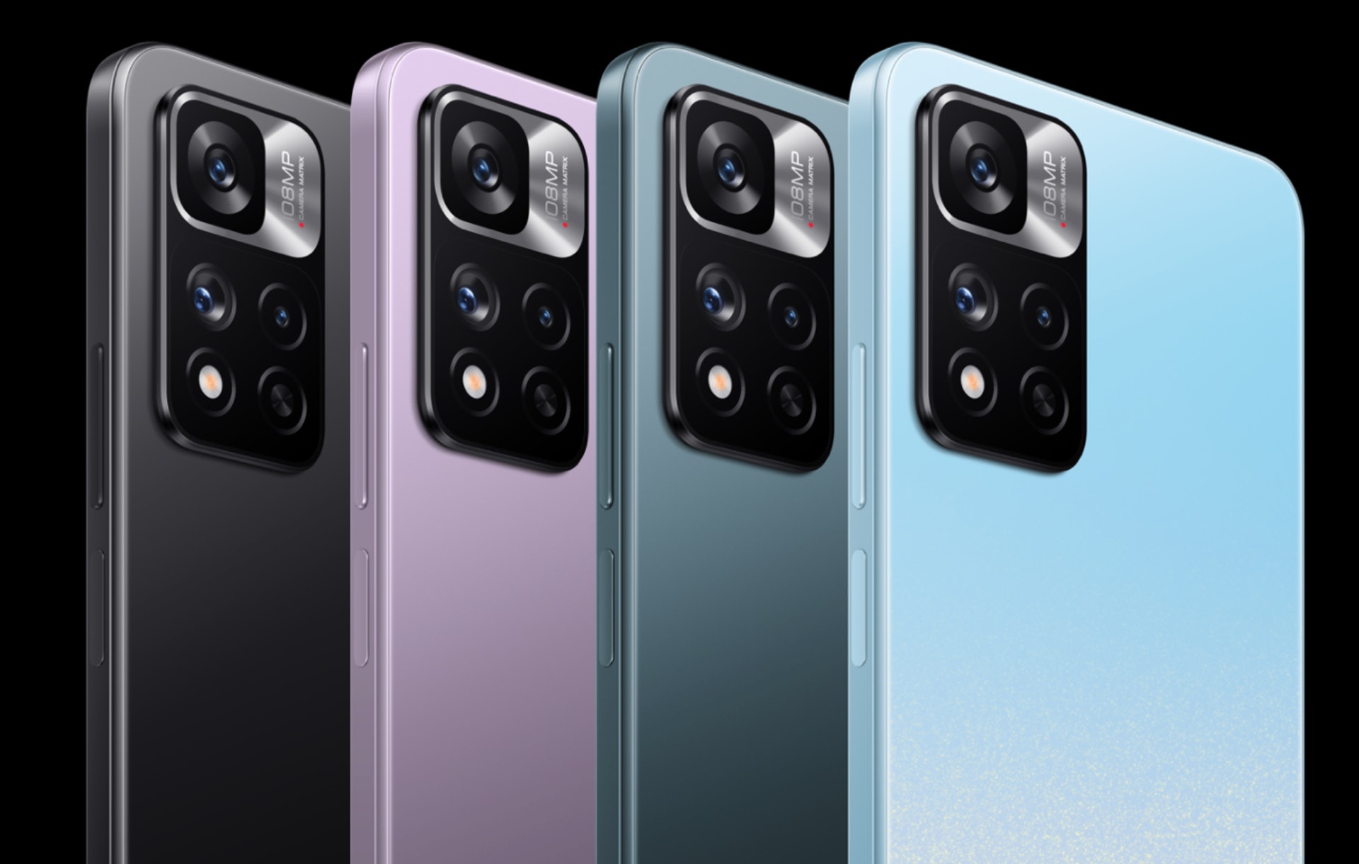 Redmi Note 11 Pro 及 Pro+ 的外型基本相同,都採用了平直金屬邊框設計以及霧面玻璃機背(圖 小米) Redmi Note 11 Pro 及 Pro+ 的外型基本相同,都採用了平直金屬邊框設計以及霧面玻璃機背(圖 小米)