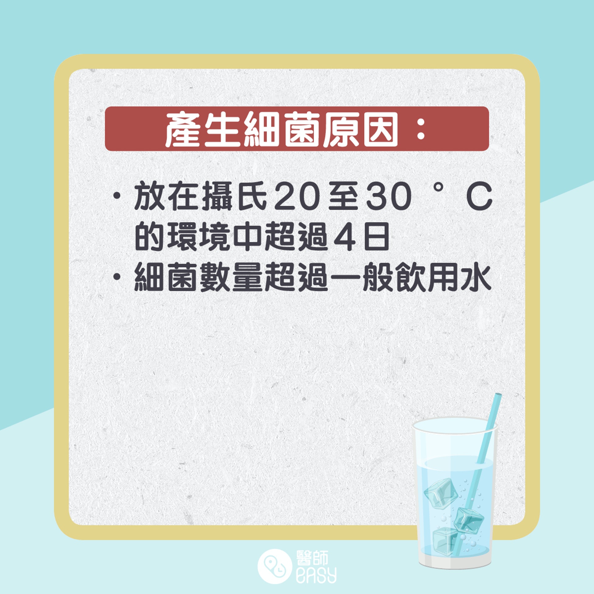 4大不適合飲用的水。(01製圖)