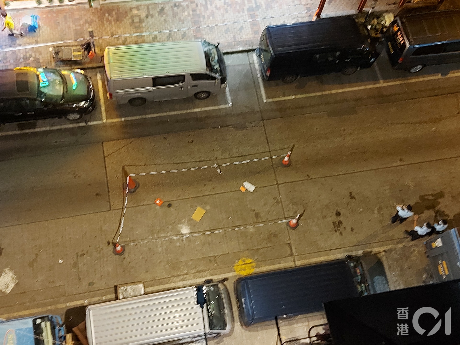 深水埗大南街中年男子墮樓送院搶救不治 深水埗大南街中年男子墮樓送院搶救不治