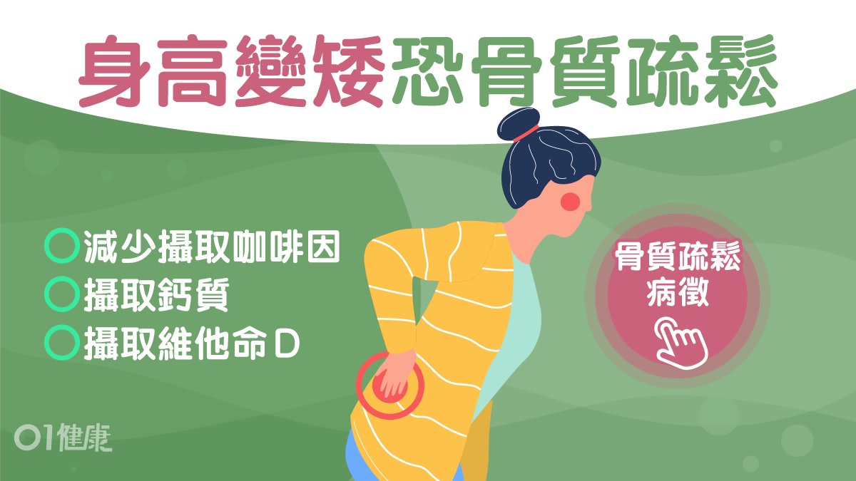 骨質疏鬆|駝背、身高變矮疑中招?專家教預防骨質疏鬆4大重點 骨質疏鬆|駝背、身高變矮疑中招?專家教預防骨質疏鬆4大重點