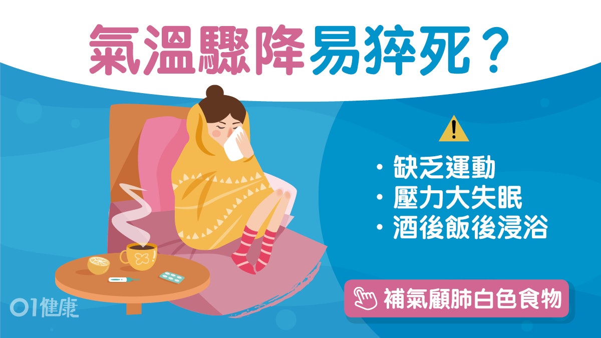 猝死|氣溫驟降慎防猝死!暴飲暴食、酒醉者5大族群要多加注意 猝死|氣溫驟降慎防猝死!暴飲暴食、酒醉者5大族群要多加注意