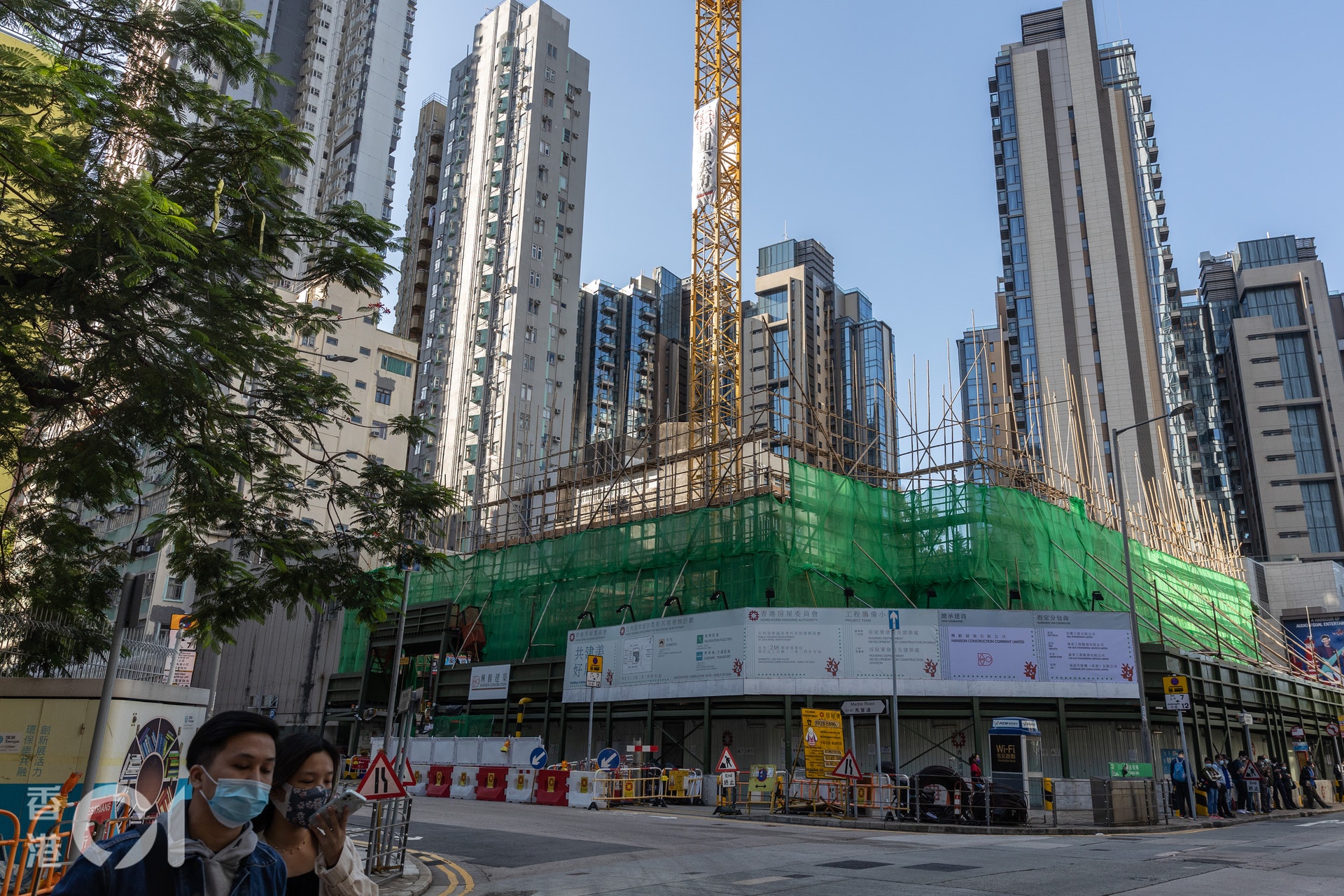 北角渣華道驥華苑除了是近年少見的港島居屋盤外,臨海位置亦是項目的賣點之一。(廖雁雄攝) 北角渣華道驥華苑除了是近年少見的港島居屋盤外,臨海位置亦是項目的賣點之一。(廖雁雄攝)