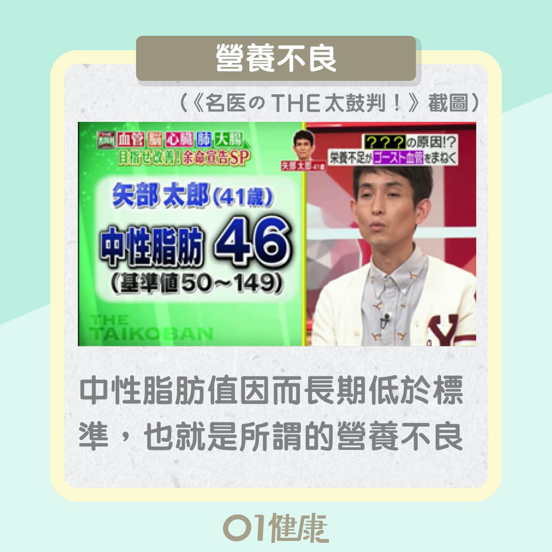 日本藝人矢部太郎手腳冰冷營養不良(01製圖) 日本藝人矢部太郎手腳冰冷營養不良(01製圖)