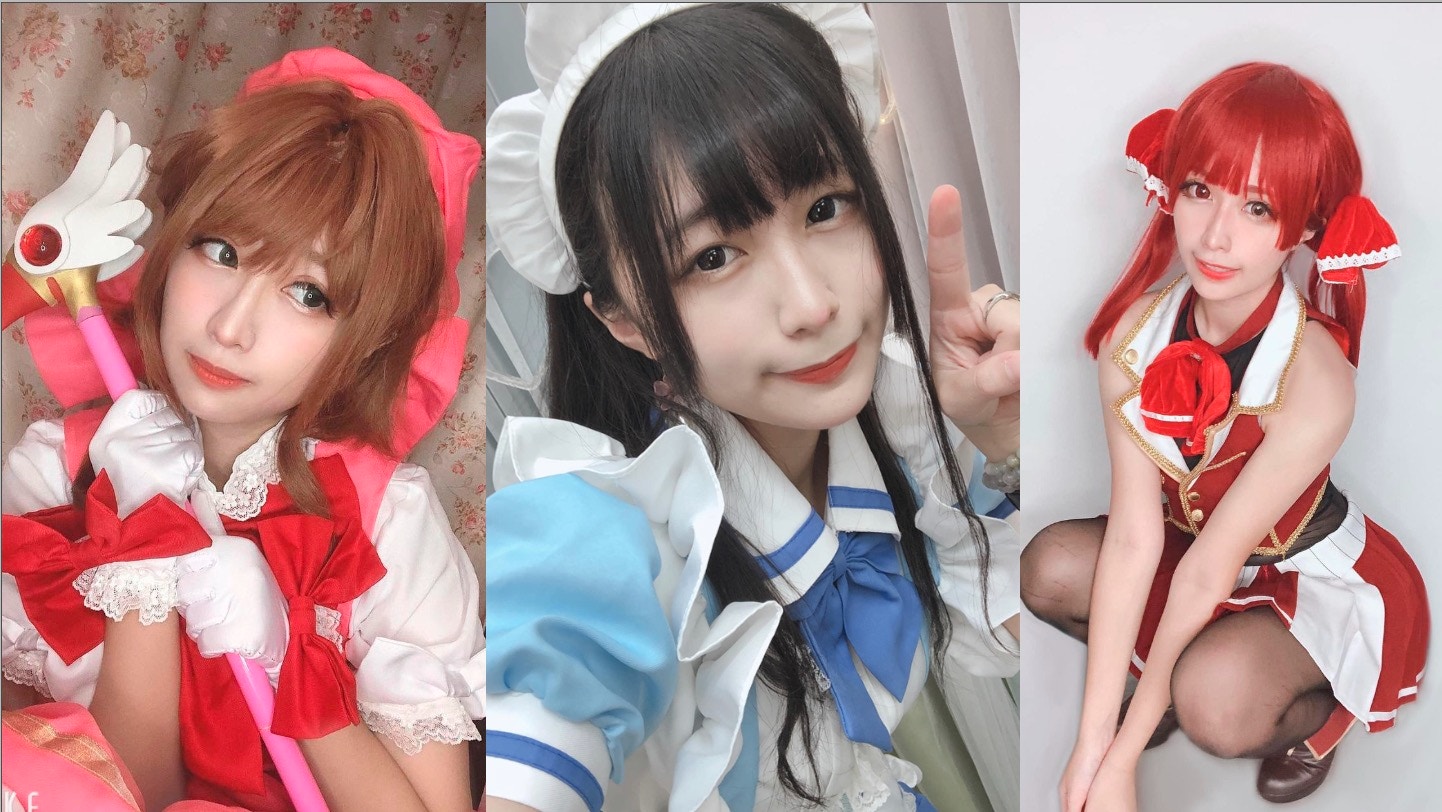 Sica臉書上有大量Cosplay及女僕造型照片（＠ho.jessica.334）