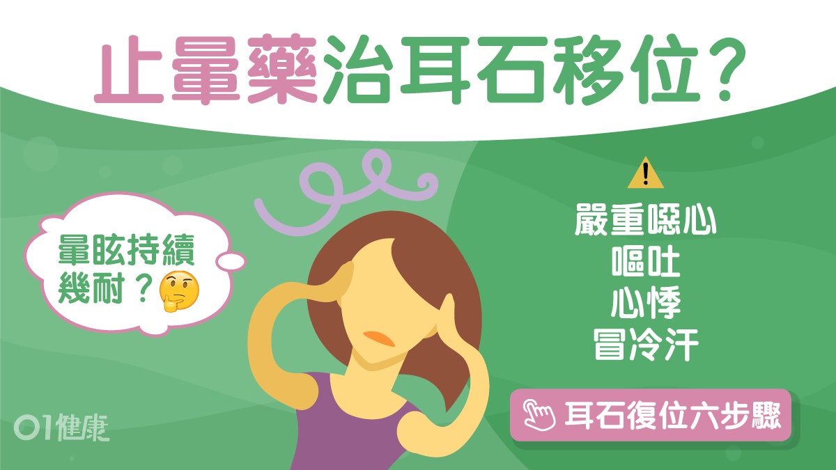 頭暈|姿勢一變就天旋地轉暈眩!耳石移位不需食藥復位術快速根治 頭暈|姿勢一變就天旋地轉暈眩!耳石移位不需食藥復位術快速根治