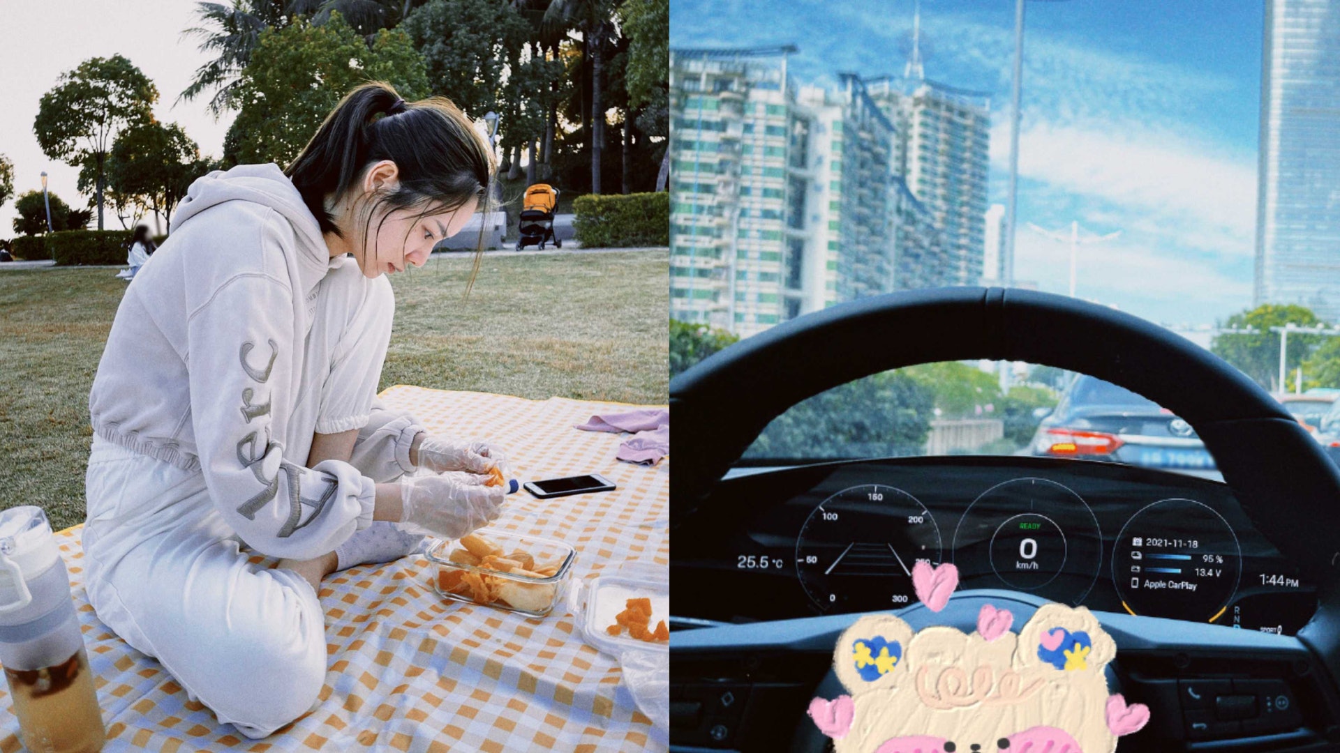 林峯老婆張馨月榮升車行老闆娘 揸百萬「波子」帶囡囡去公園 林峯老婆張馨月榮升車行老闆娘 揸百萬「波子」帶囡囡去公園