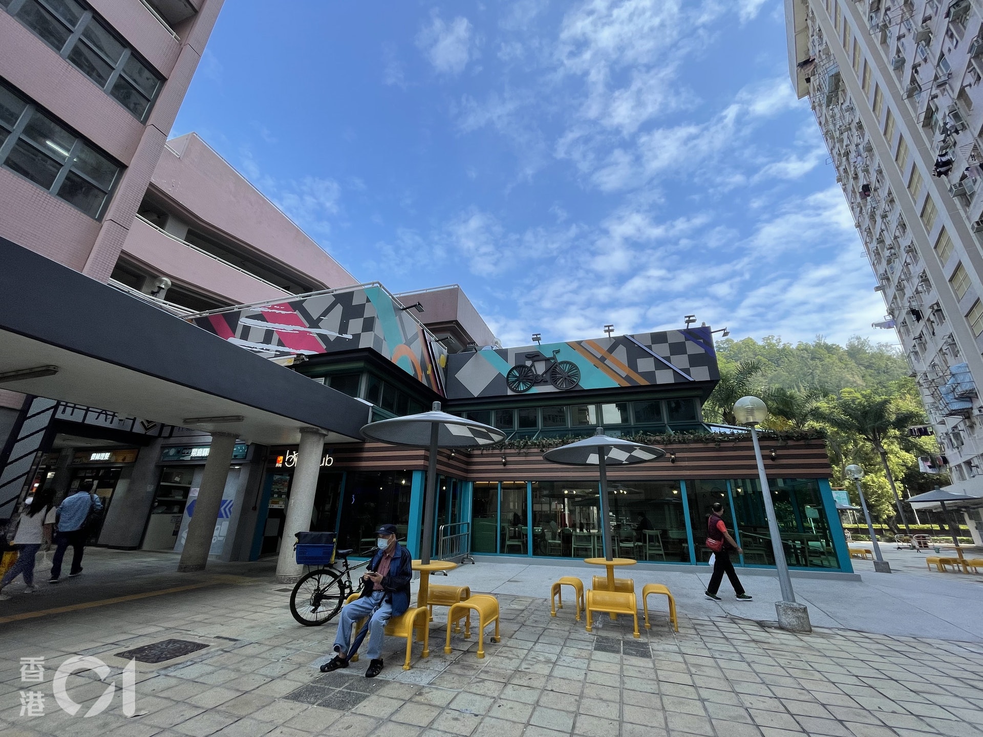 翻新後的景林商場。(林穎嫺攝) 翻新後的景林商場。(林穎嫺攝)