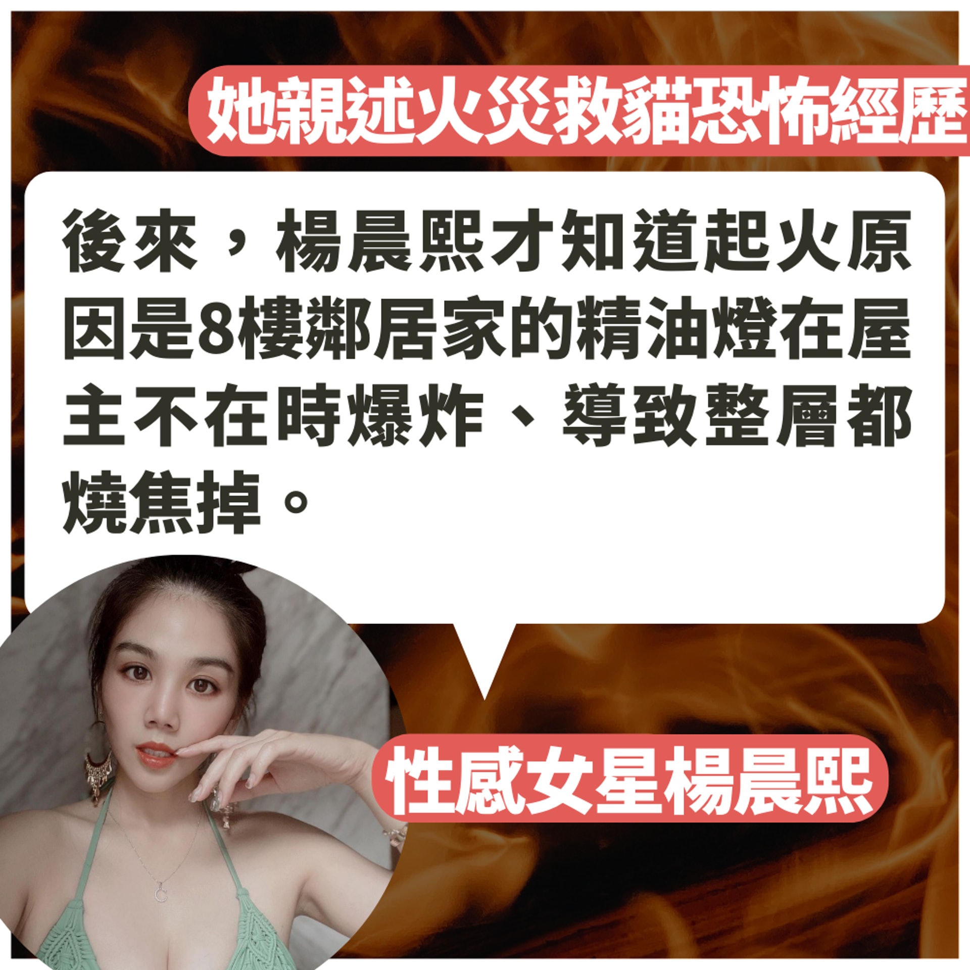 美女闖火海救愛貓(01製圖/IG@jellyc820/unsplash@maxim_tajer) 美女闖火海救愛貓(01製圖/IG@jellyc820/unsplash@maxim_tajer)