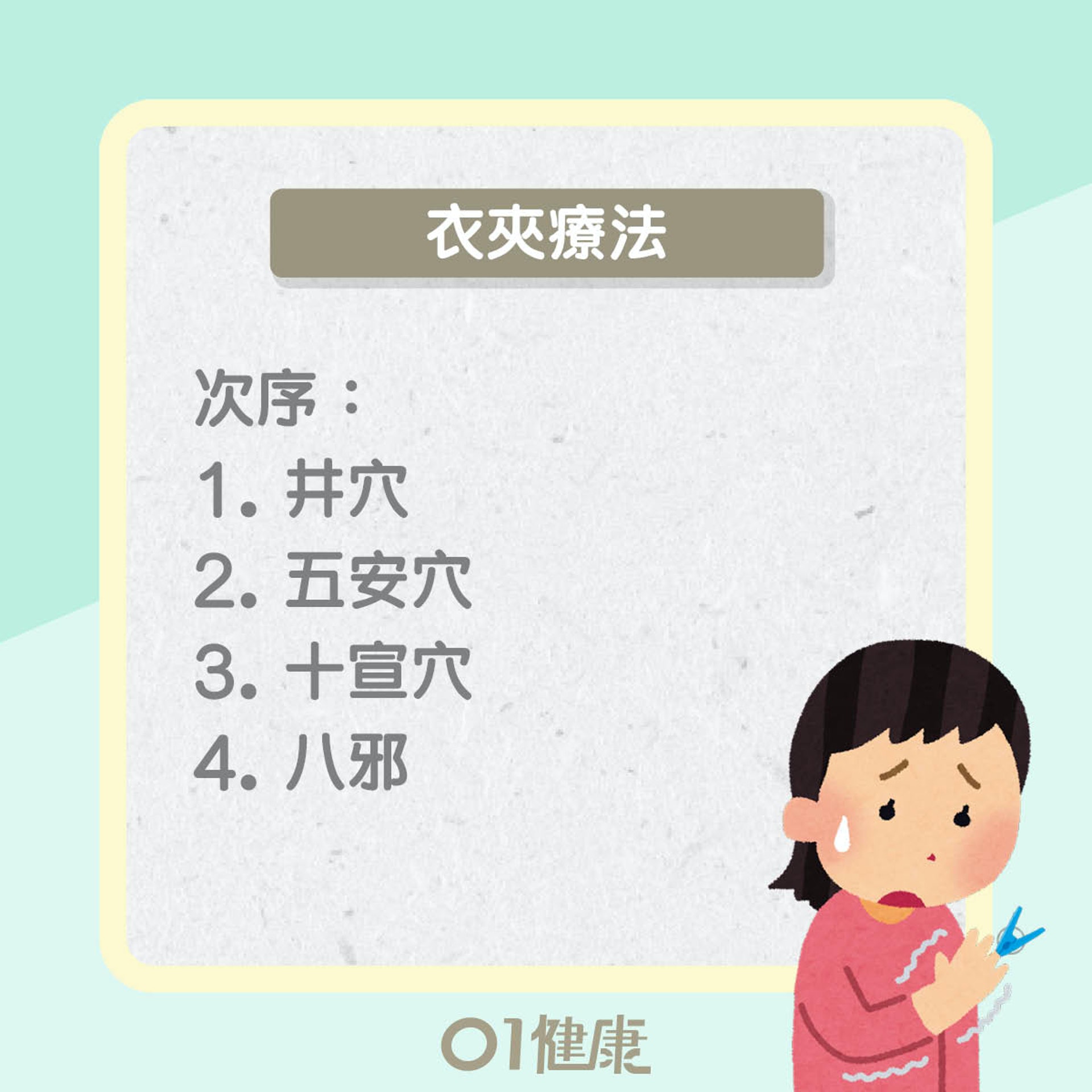 衣夾療法(01製圖) 衣夾療法(01製圖)