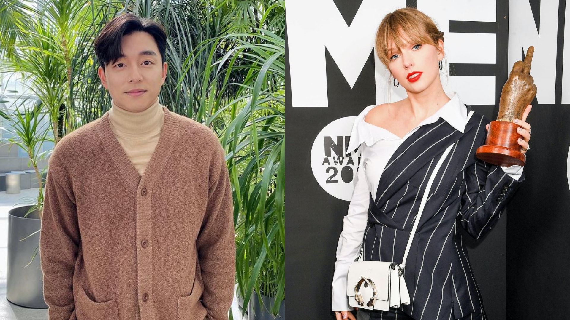 孔劉、Taylor Swift(IG/@management_soop、taylorswift) 孔劉、Taylor Swift(IG/@management_soop、taylorswift)