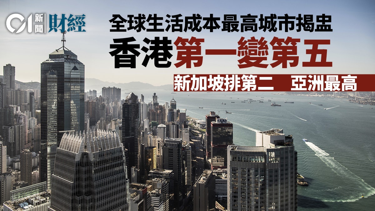 全球生活成本最高城市特拉維夫登榜首香港讓位跌至第五 全球生活成本最高城市特拉維夫登榜首香港讓位跌至第五