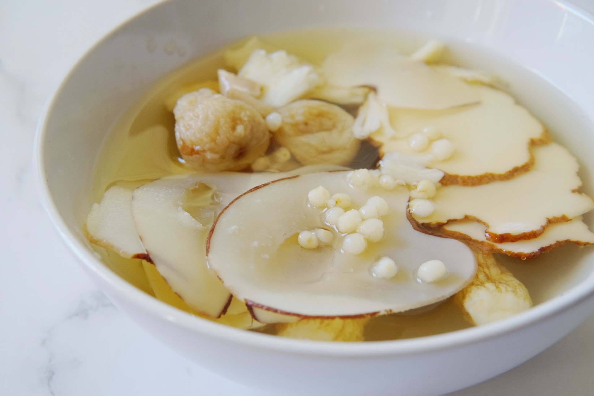 虎乳靈芝川貝母湯。 虎乳靈芝川貝母湯。