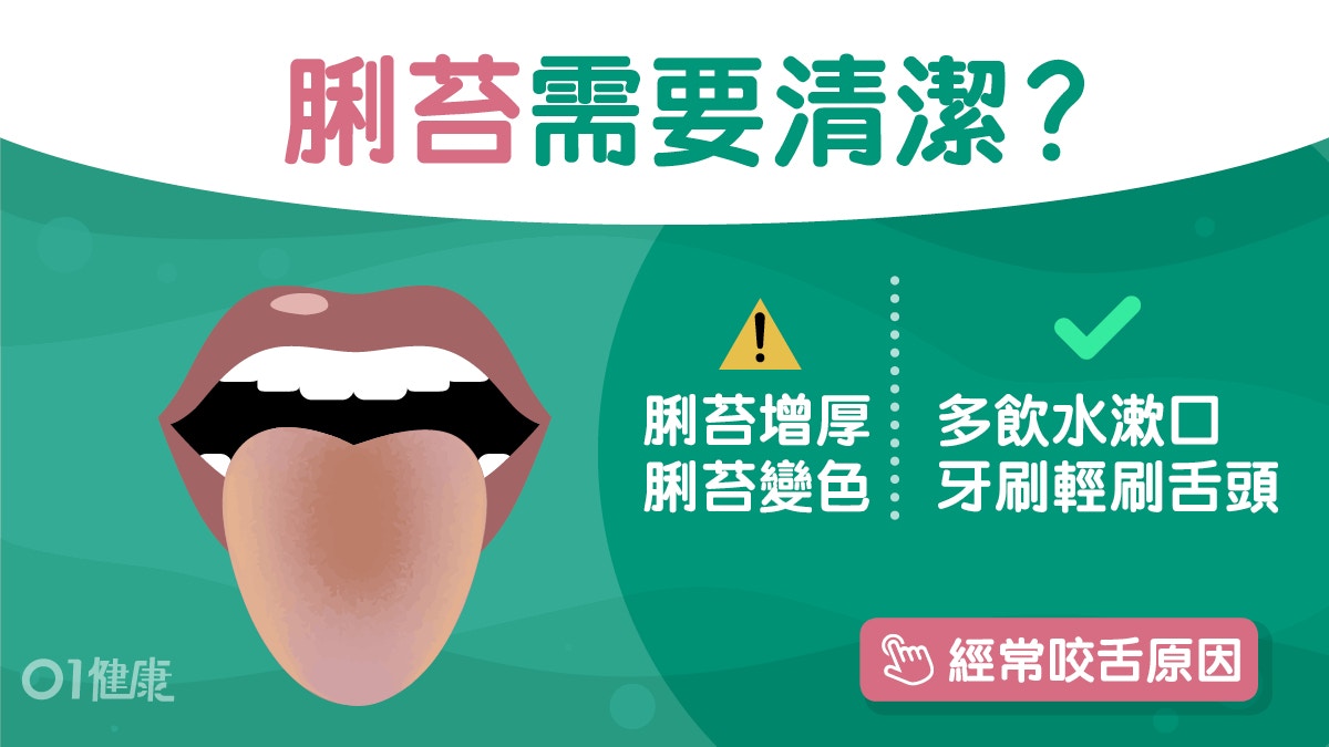 口腔衛生 脷苔需要清潔嗎 舌苔有增厚 變色恐為健康警號要就醫