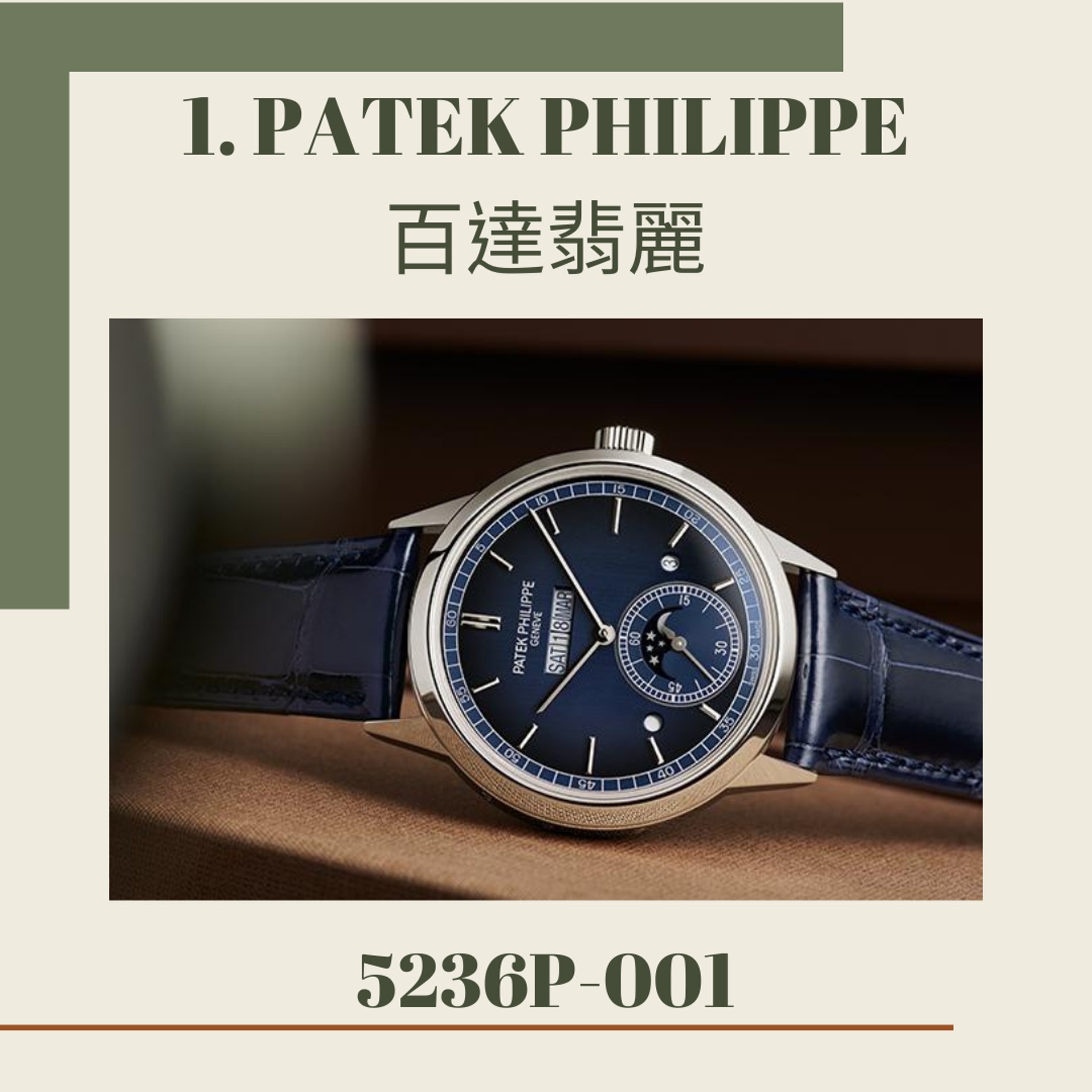 2021最高端手錶回顧 - PART 1(PATEK PHILIPPE官網;01製圖) 2021最高端手錶回顧 - PART 1(PATEK PHILIPPE官網;01製圖)