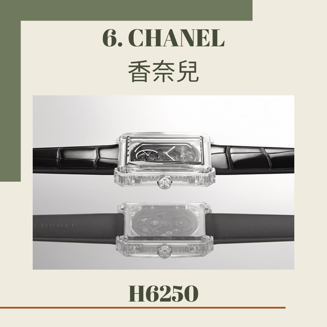 2021最高端手錶回顧 - PART 2（CHANEL官網；01製圖）