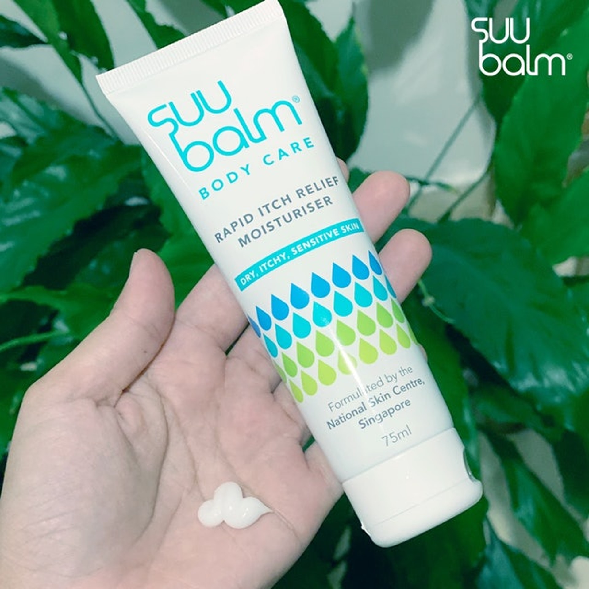 Suu Balm 速效舒敏保濕乳質地輕盈，能迅速被皮膚吸收 (圖片: Suu Balm)