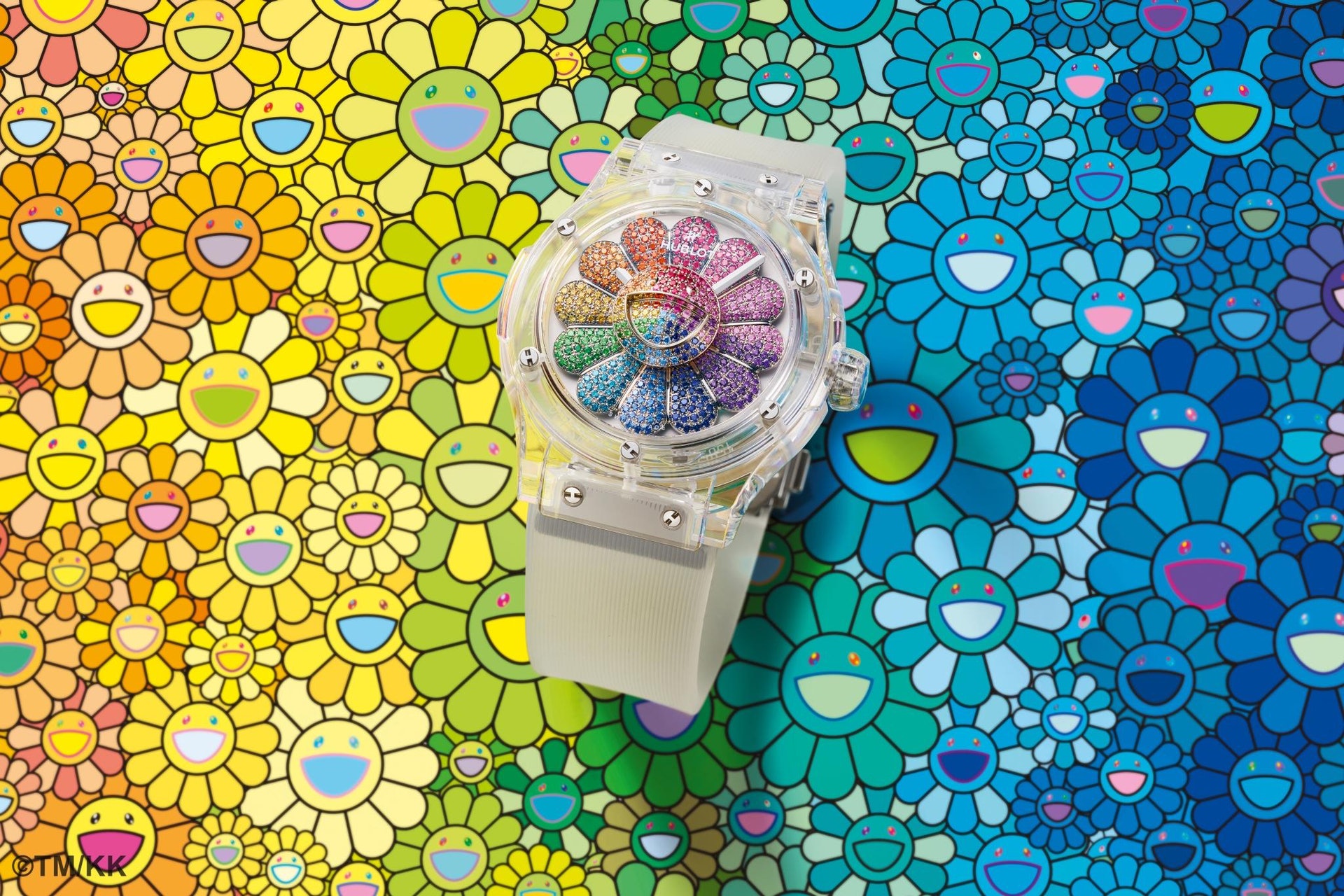 Classic Fusion Takashi Murakami Sapphire Rainbow(HUBLOT官網) Classic Fusion Takashi Murakami Sapphire Rainbow(HUBLOT官網)