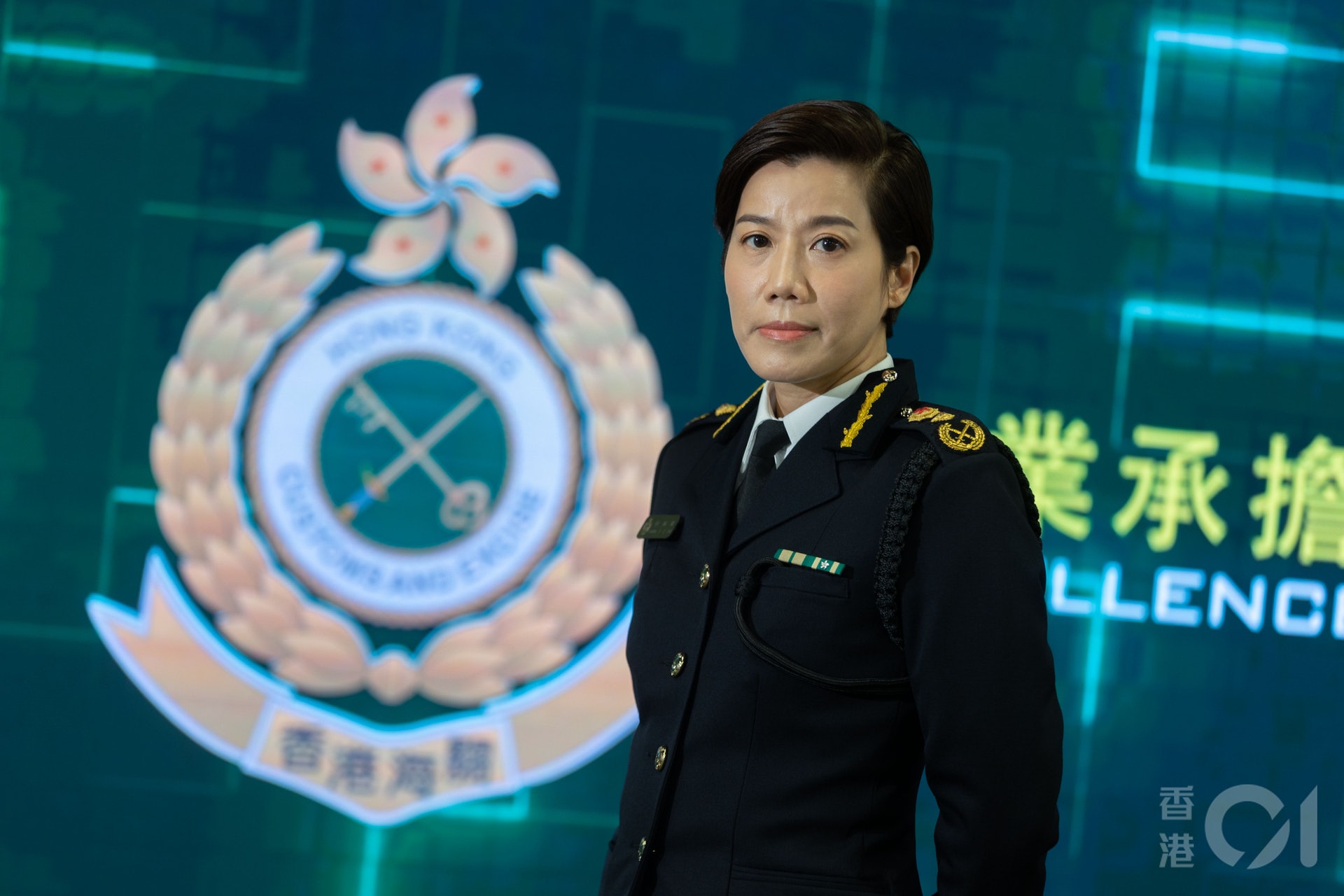 何珮珊於10月21日獲委任為海關首位女關長。(廖雁雄攝) 何珮珊於10月21日獲委任為海關首位女關長。(廖雁雄攝)
