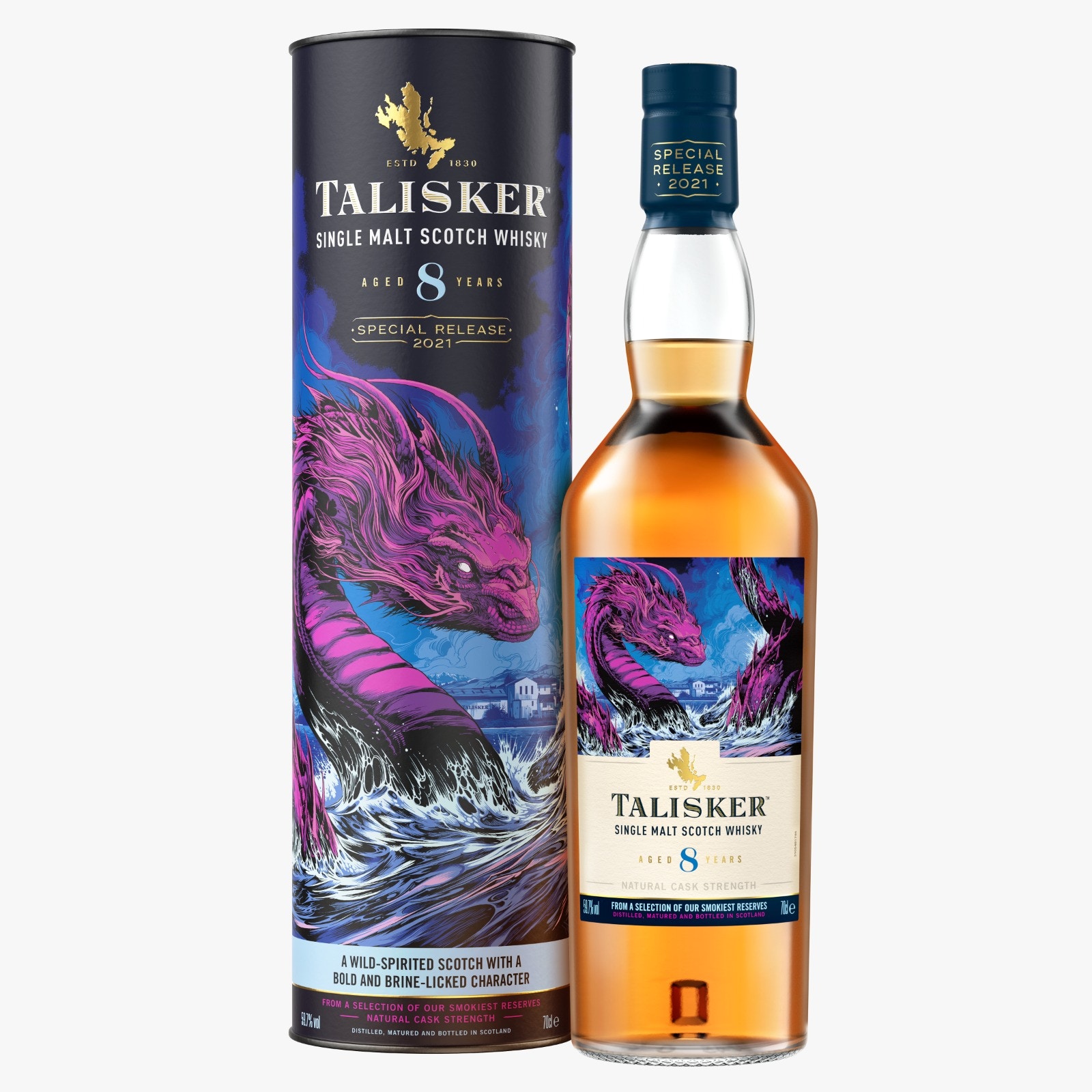 Talisker 8年（售價：890元）（圖片來源：Diageo）