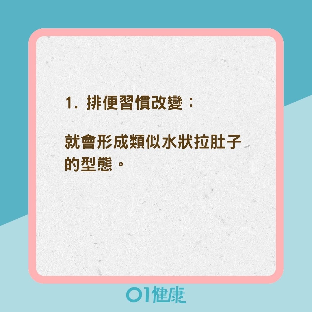 大腸直腸癌的常見癥兆（01製圖）