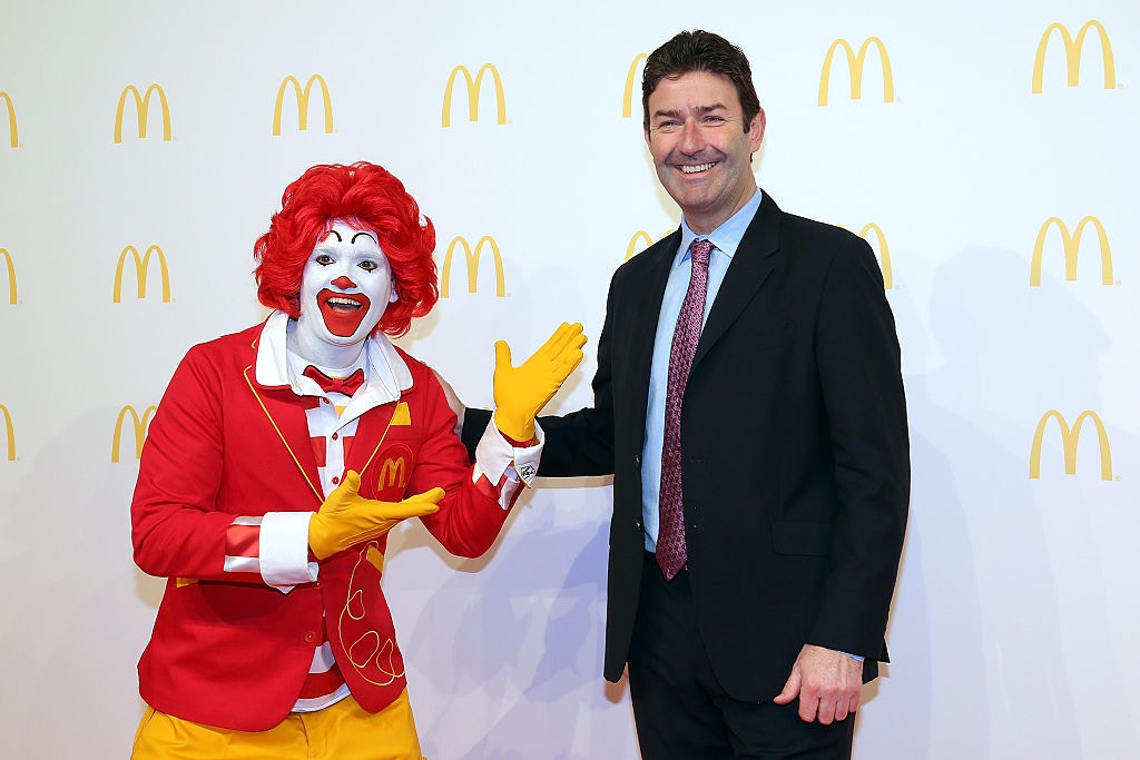 伊斯特布雷克（Steve Easterbrook）是麥當勞的前CEO。（GettyImages）