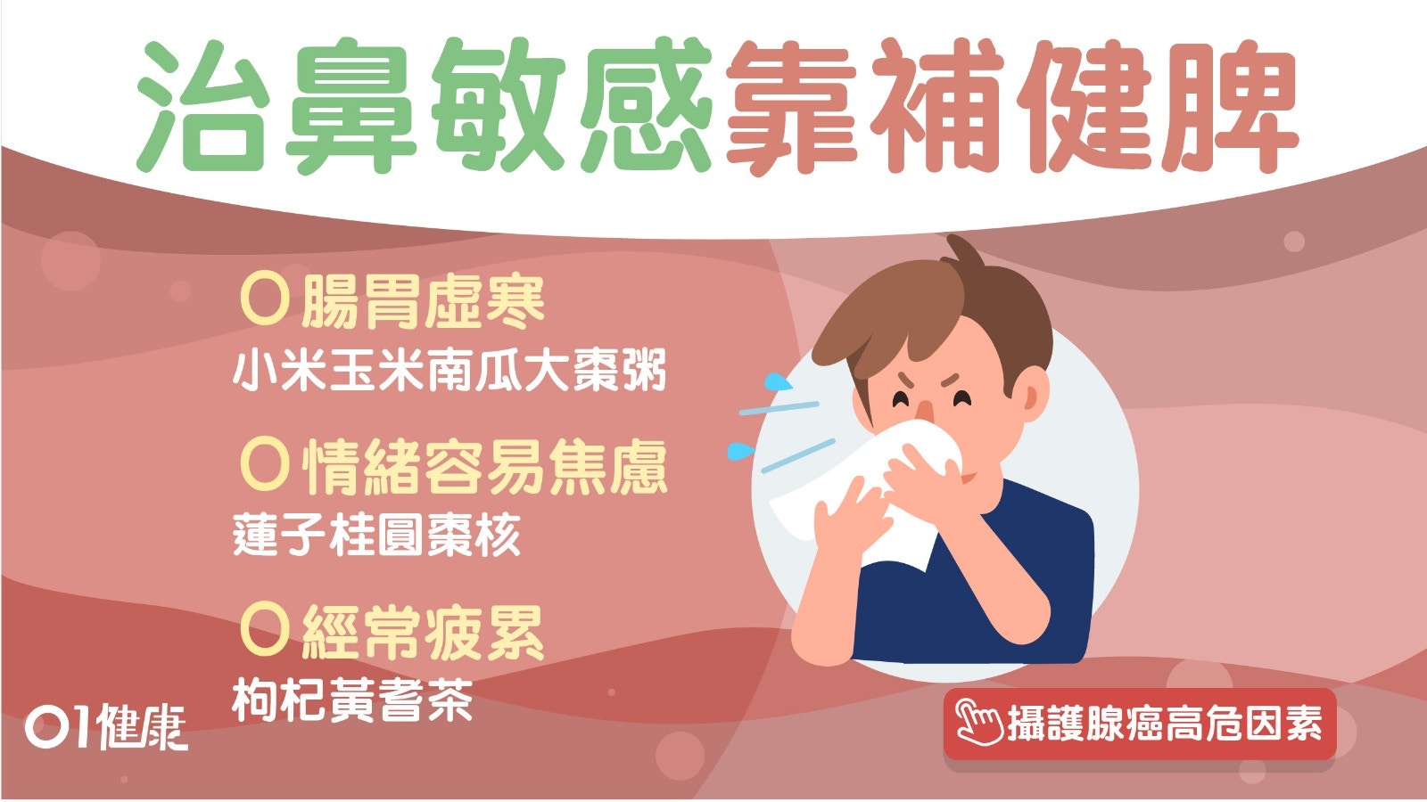 過敏性鼻炎｜病情嚴重影響睡眠？中醫教睡前起床可按這些穴位紓緩