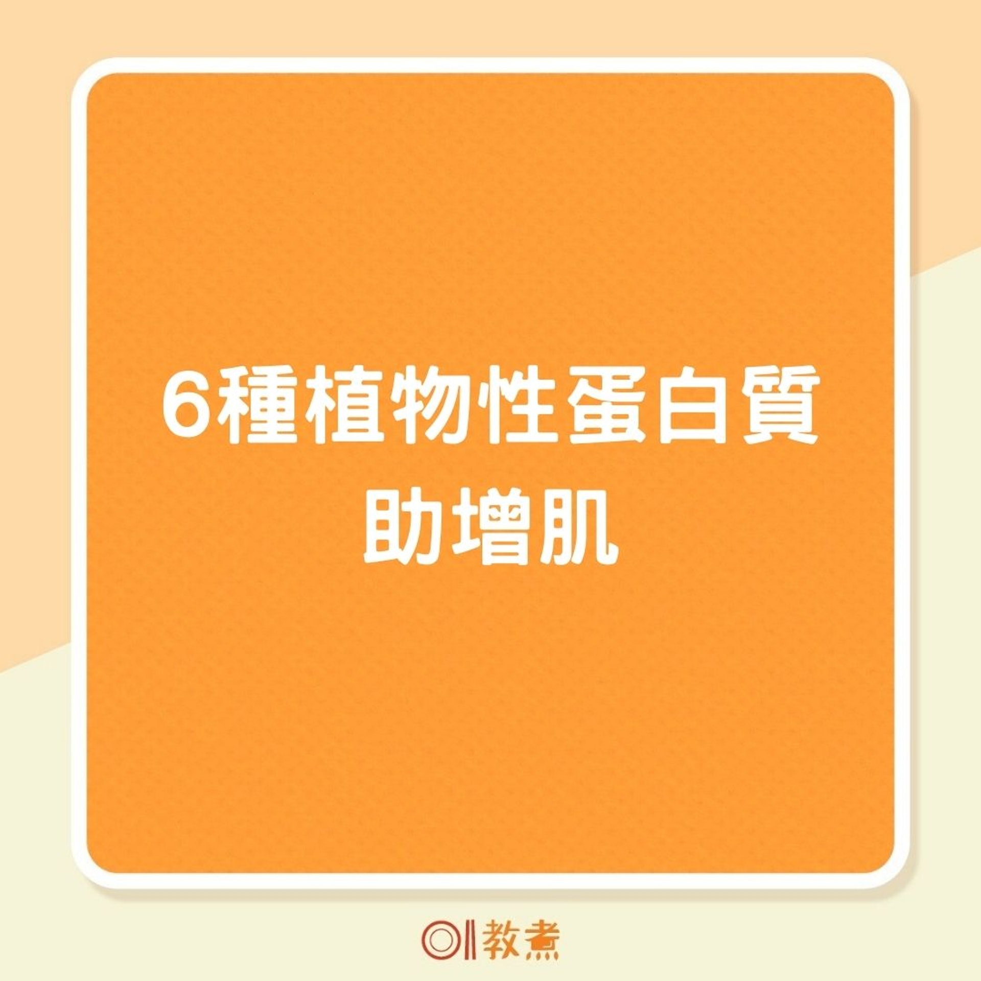 6種植物性蛋白質助增肌(01製圖) 6種植物性蛋白質助增肌(01製圖)