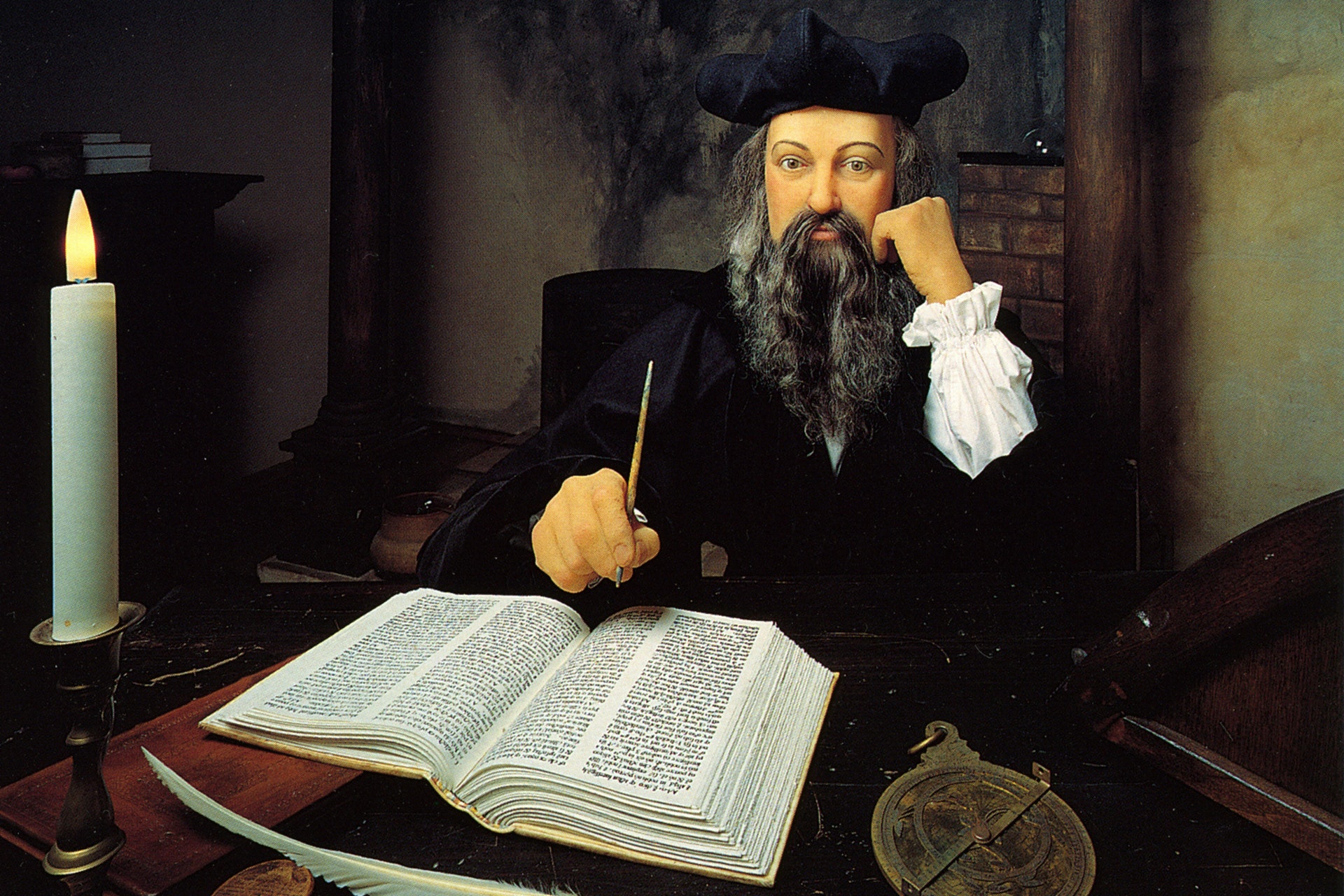 法國已故星象大師諾查丹瑪斯(Nostradamus)(網上圖片) 法國已故星象大師諾查丹瑪斯(Nostradamus)(網上圖片)