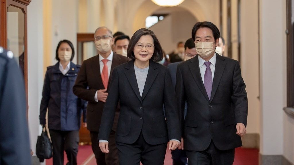 蔡英文總統府發表2022年新年談話　稱台灣將持續關注香港情勢