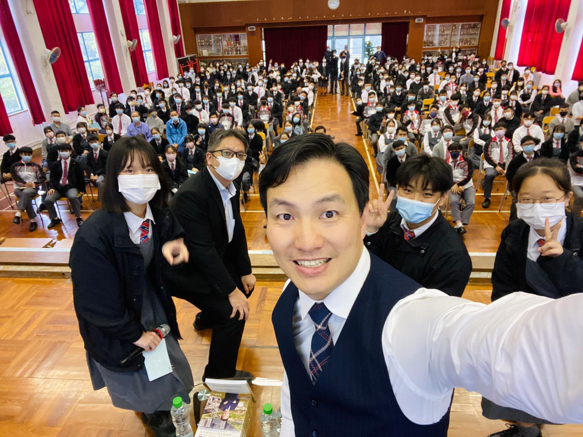 「正向積極人生分享會」掀起正向積極的校園風潮。(仁濟醫院董之英紀念中學提供)