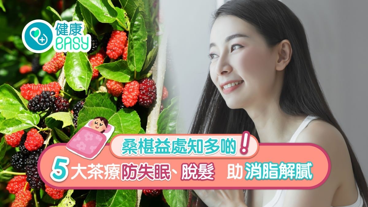 桑椹茶｜補血強肝腎防失眠脫髮   5款茶療糖尿慎飲用鮮或乾桑椹？
