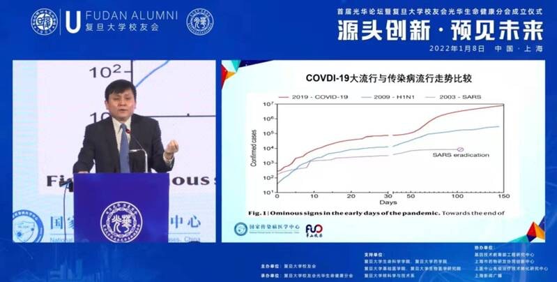 張文宏稱，一個國家和地區需要強大的免疫屏障和醫療資源，才能抵禦Omicron的威脅。（上觀新聞）