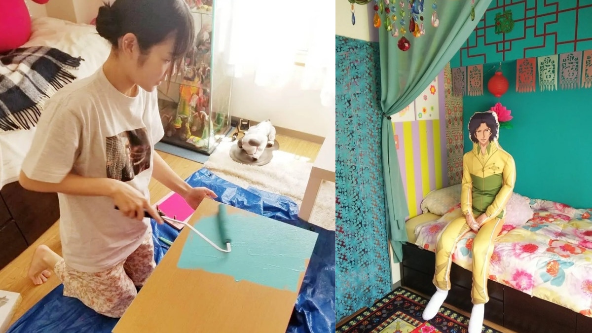 日美少女癡迷中國文化　自己將屋企變「中華風」　結果驚呆13億人