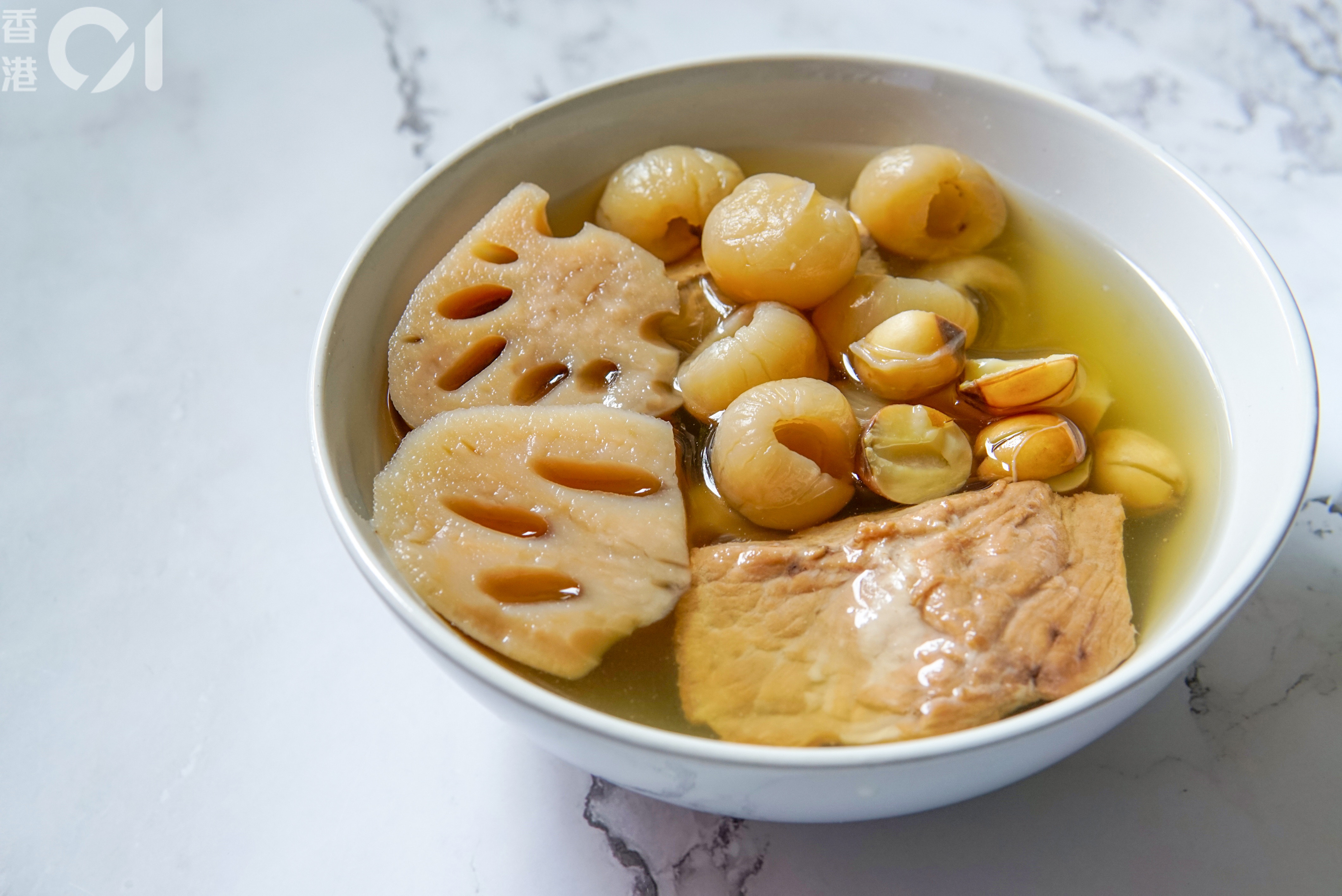 「雙蓮」，所指的是蓮子和蓮藕。