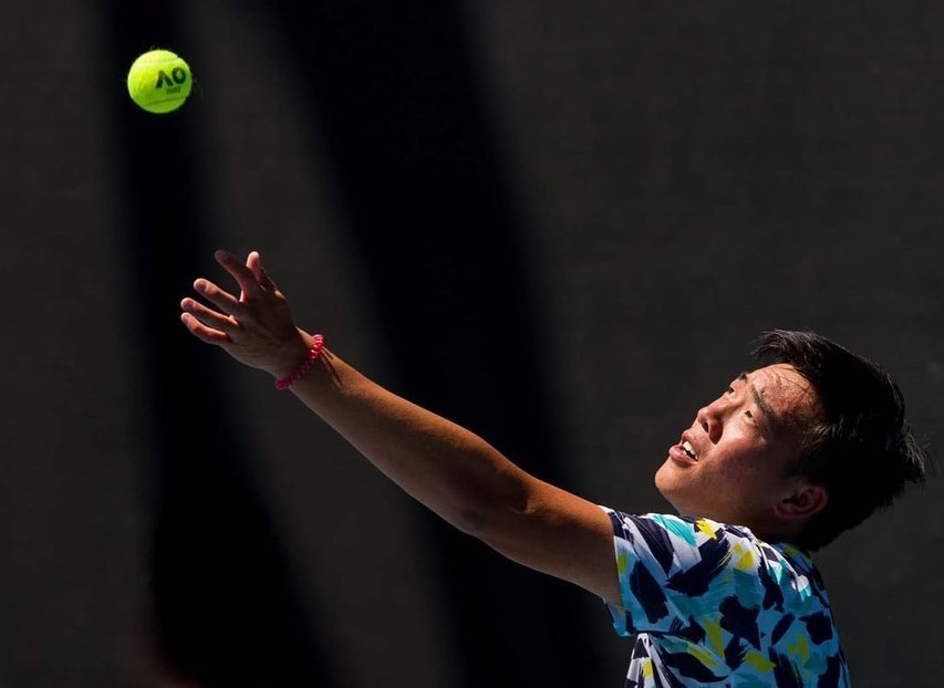狀態大勇的黃澤林在首圈僅花56分鐘便以直落兩盤擊敗對手。（Rafa Nadal Academy）