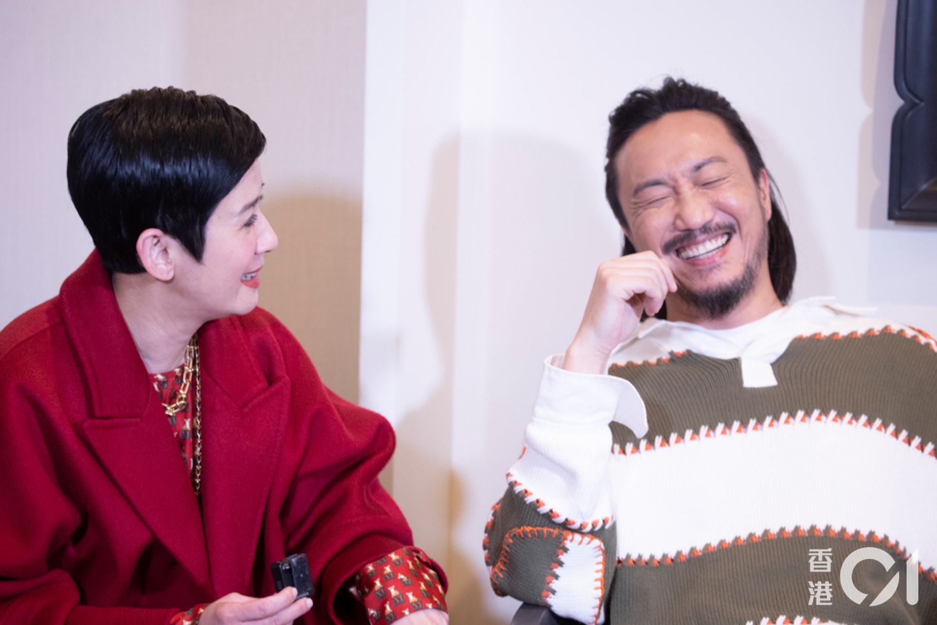 君如同Ronald都好喜歡跟新人合作。(梁碧玲 攝) 君如同Ronald都好喜歡跟新人合作。(梁碧玲 攝)