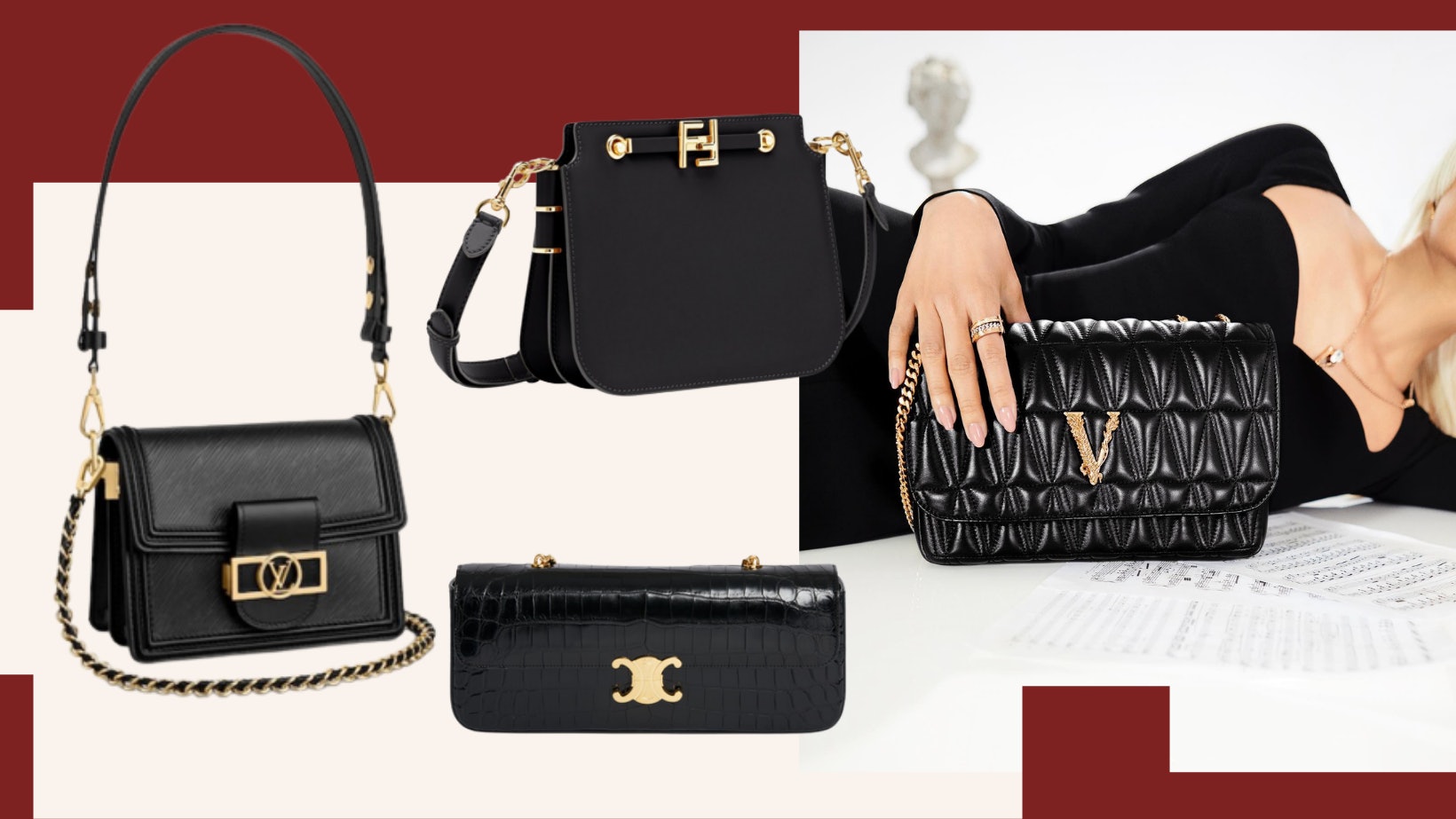 黑色經典精品手袋|Chanel、Loewe、LV、Gucci 15款小方包推薦 黑色經典精品手袋|Chanel、Loewe、LV、Gucci 15款小方包推薦