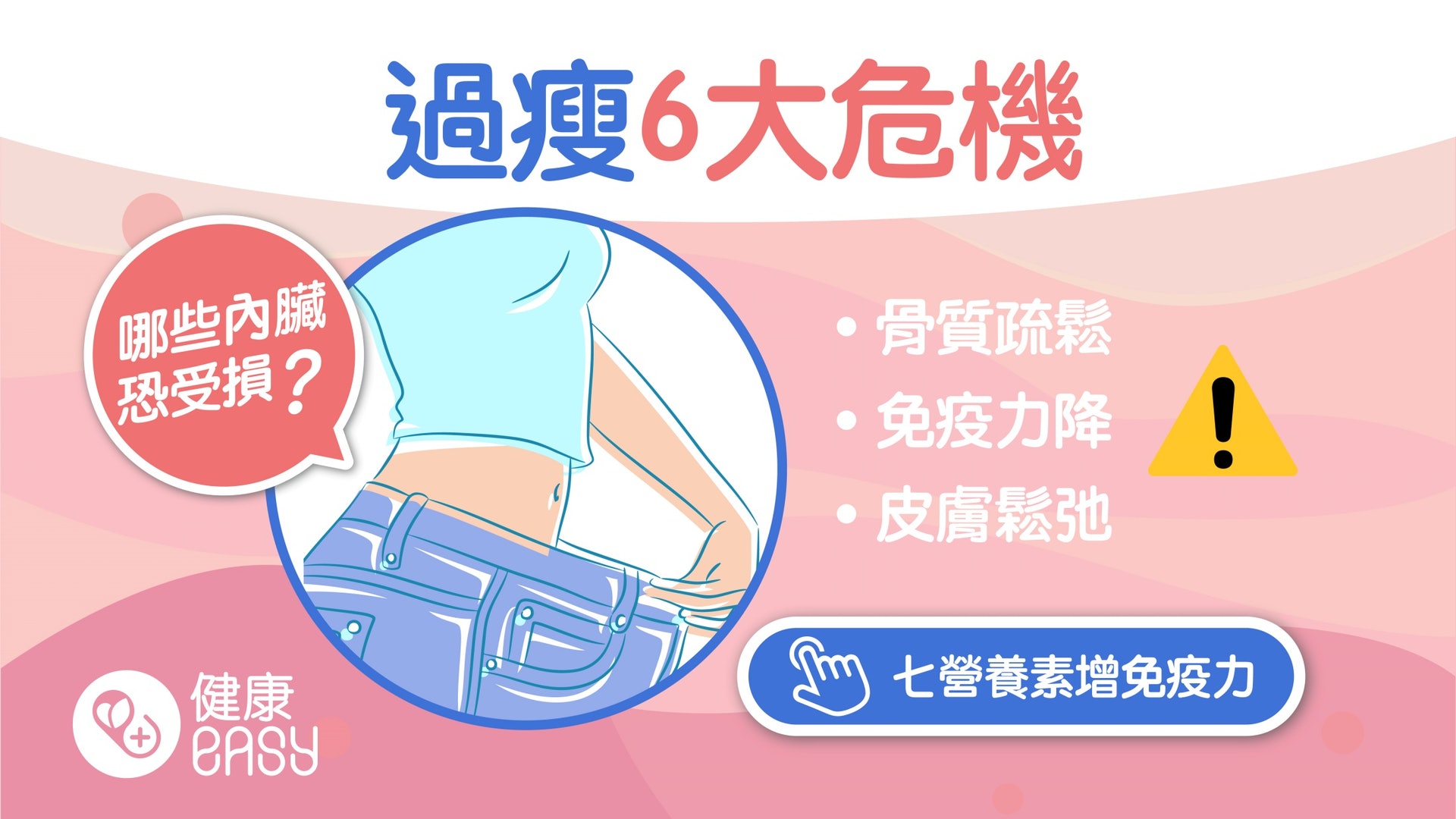 減肥|身體纖瘦不等於健康!過瘦可能出現貧血、胃下垂6種病 減肥|身體纖瘦不等於健康!過瘦可能出現貧血、胃下垂6種病