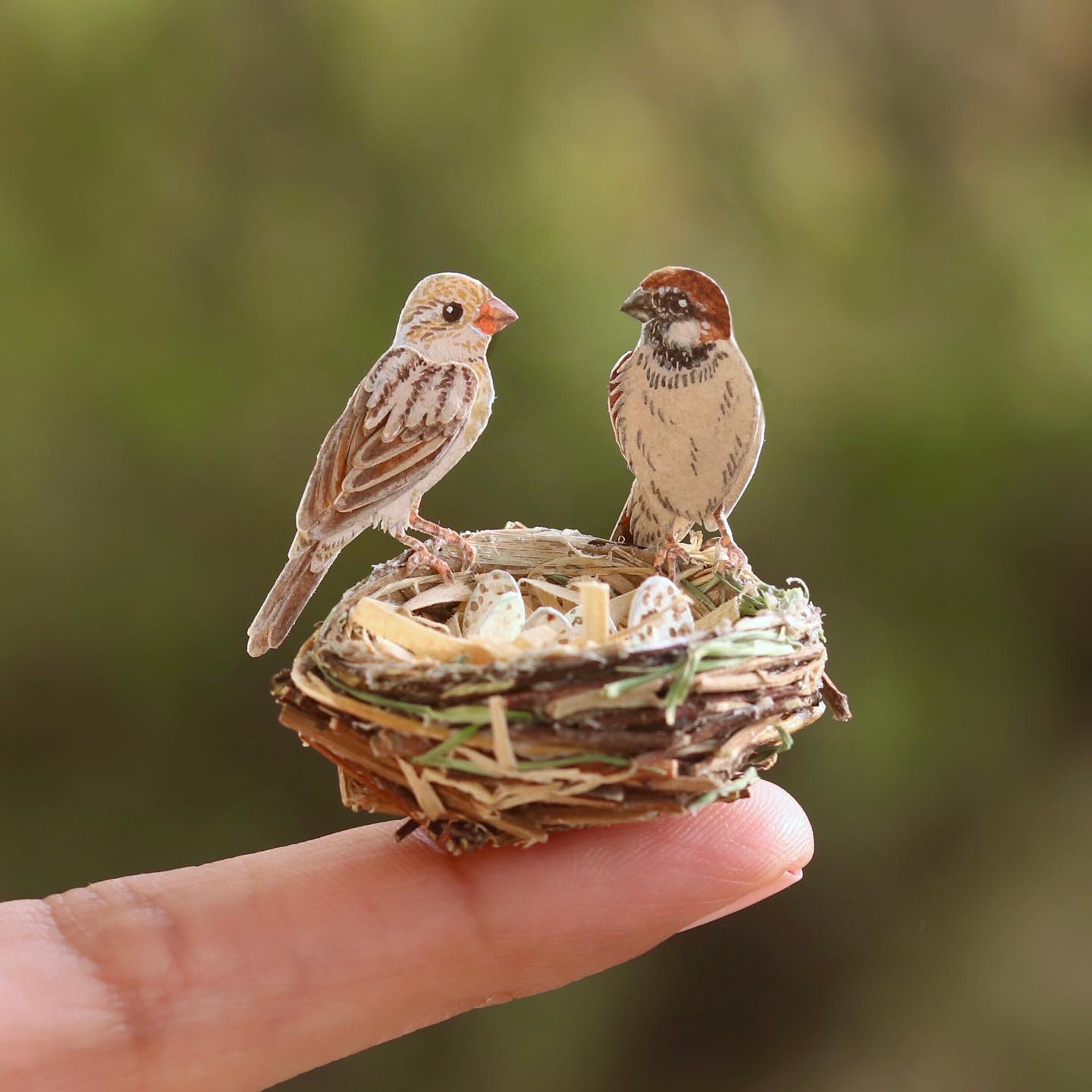 麻雀(Passer domesticus), IG@nvillustration 麻雀(Passer domesticus), IG@nvillustration