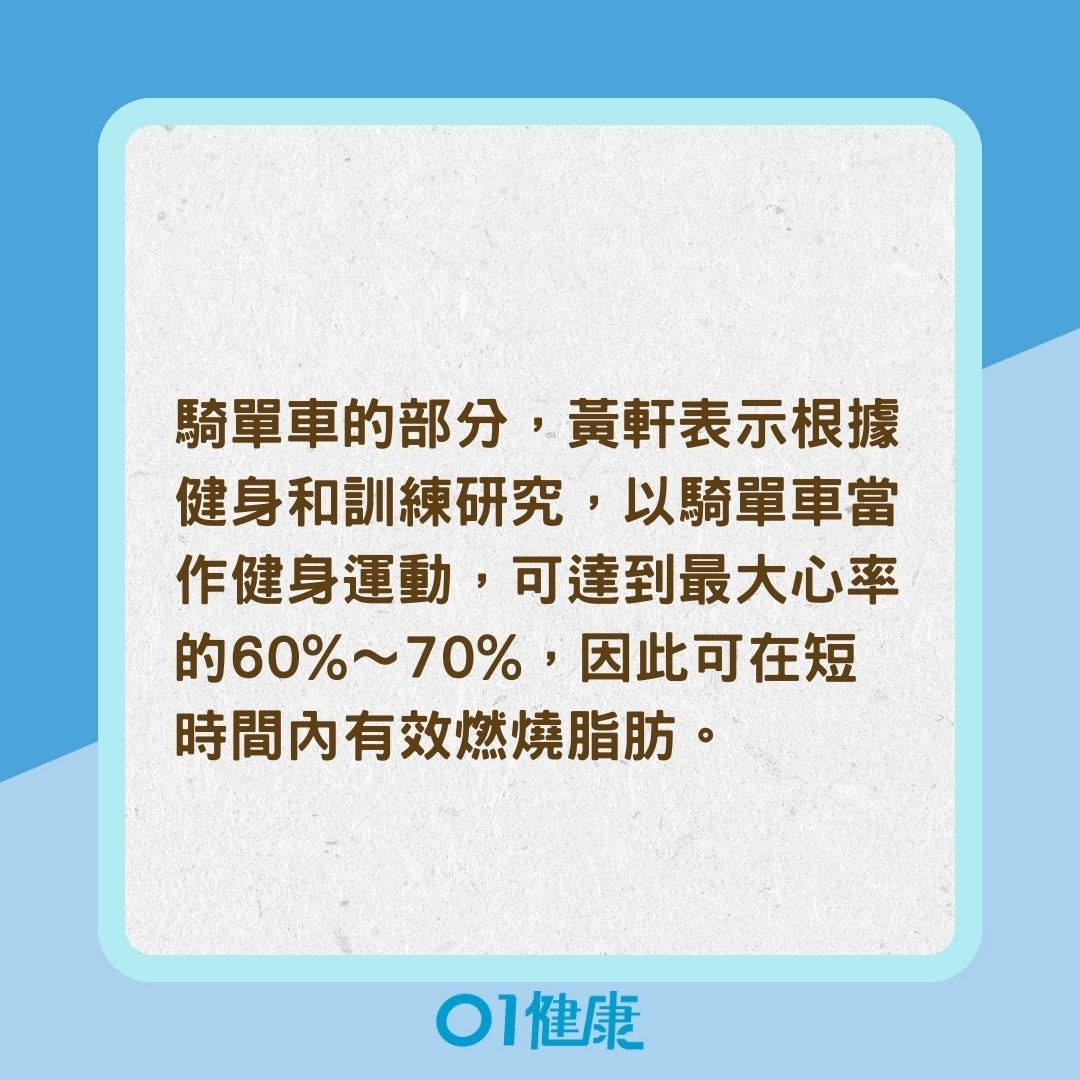 走路和騎單車到底哪一項運動比較好呢？（01製圖）