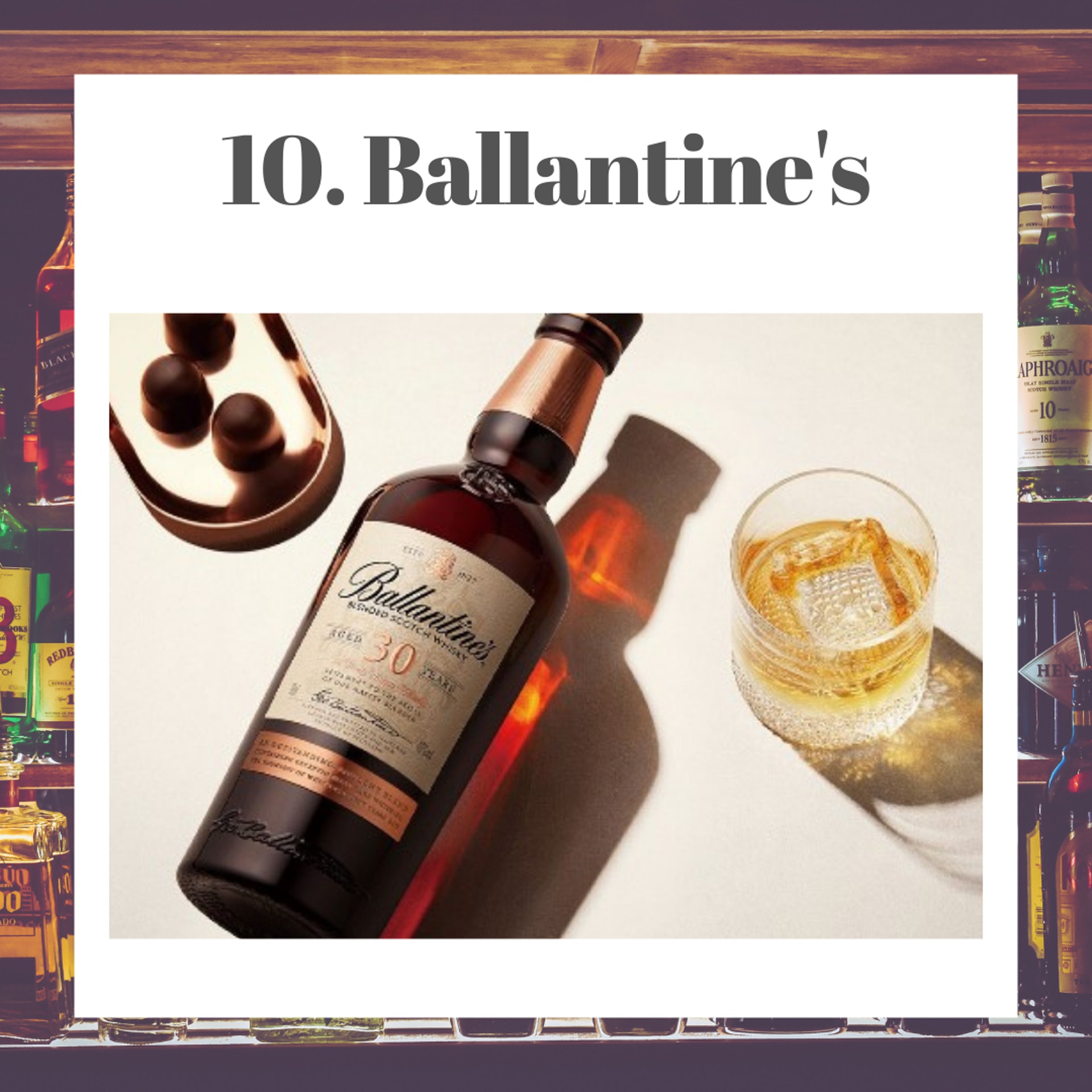 網友推薦TOP 10威士忌品牌(Ballantine's;01製圖) 網友推薦TOP 10威士忌品牌(Ballantine's;01製圖)