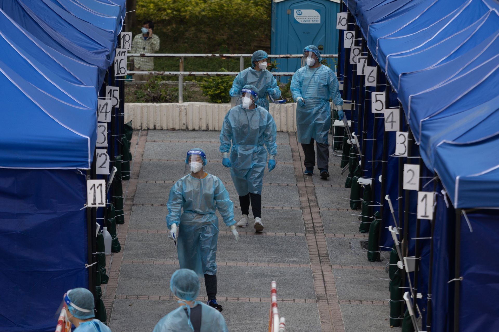 The Hong Kong government has so far received more than 10 million rapid