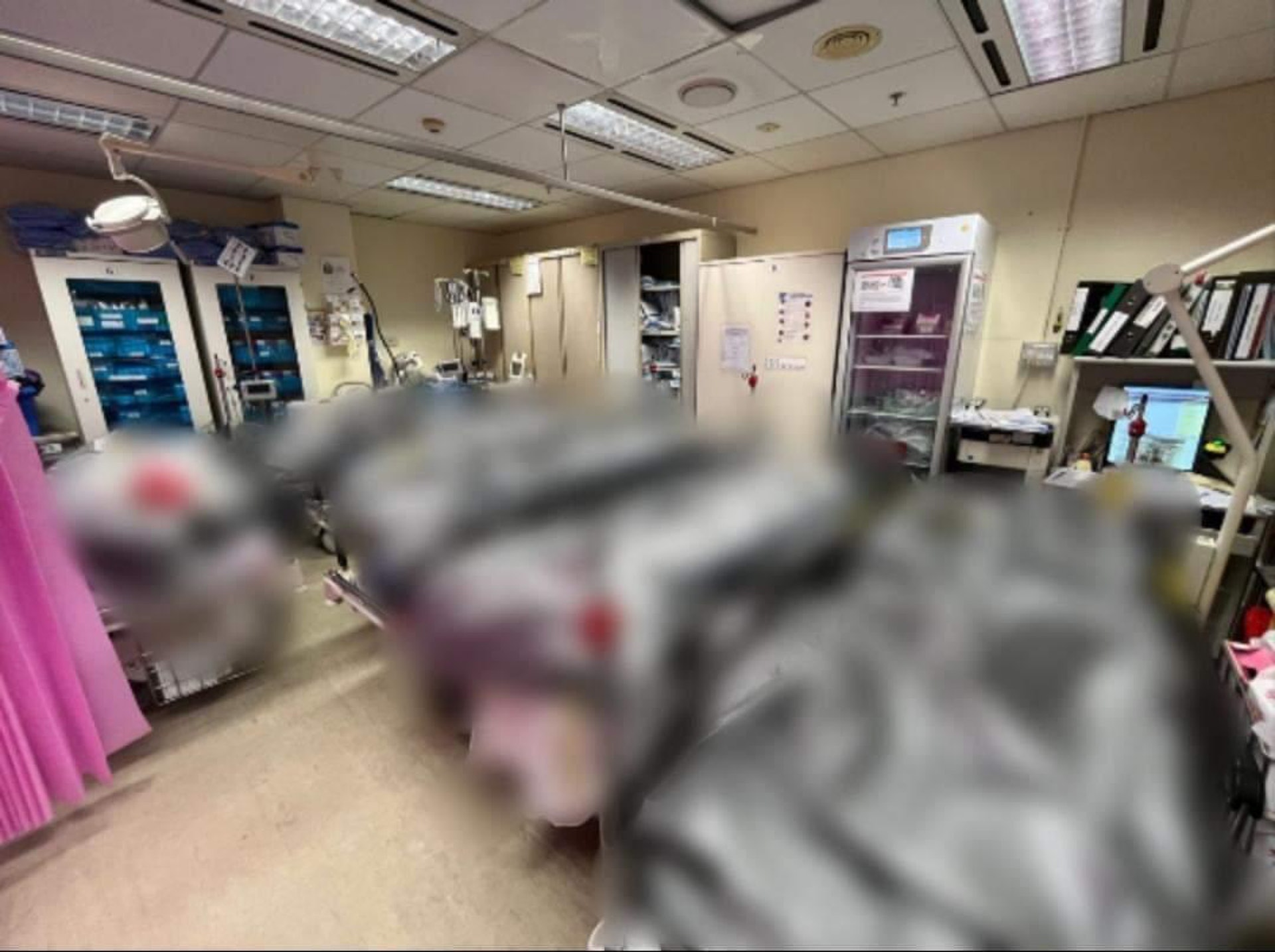 廣華醫院亦需將遺體暫放在辦公室。(讀者提供相片) 廣華醫院亦需將遺體暫放在辦公室。(讀者提供相片)