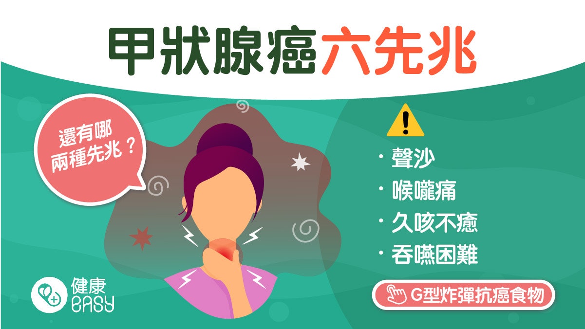 甲狀腺癌|吞嚥困難、久咳不癒皆為前兆!適量補碘4方法預防 甲狀腺癌|吞嚥困難、久咳不癒皆為前兆!適量補碘4方法預防