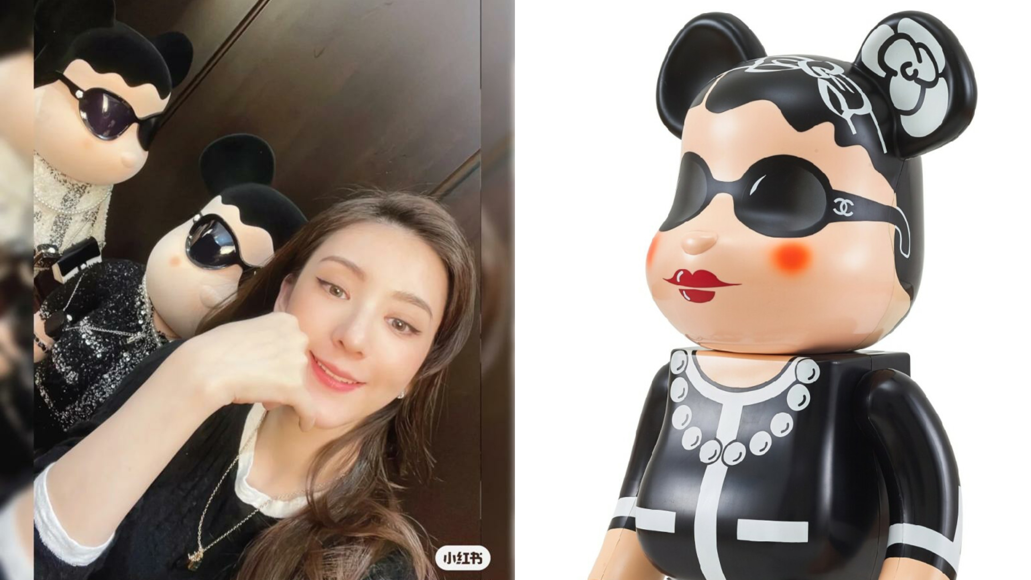 CHANEL PARIS Coco Chanel Bearbrick toy figure PVC B  Drouotcom